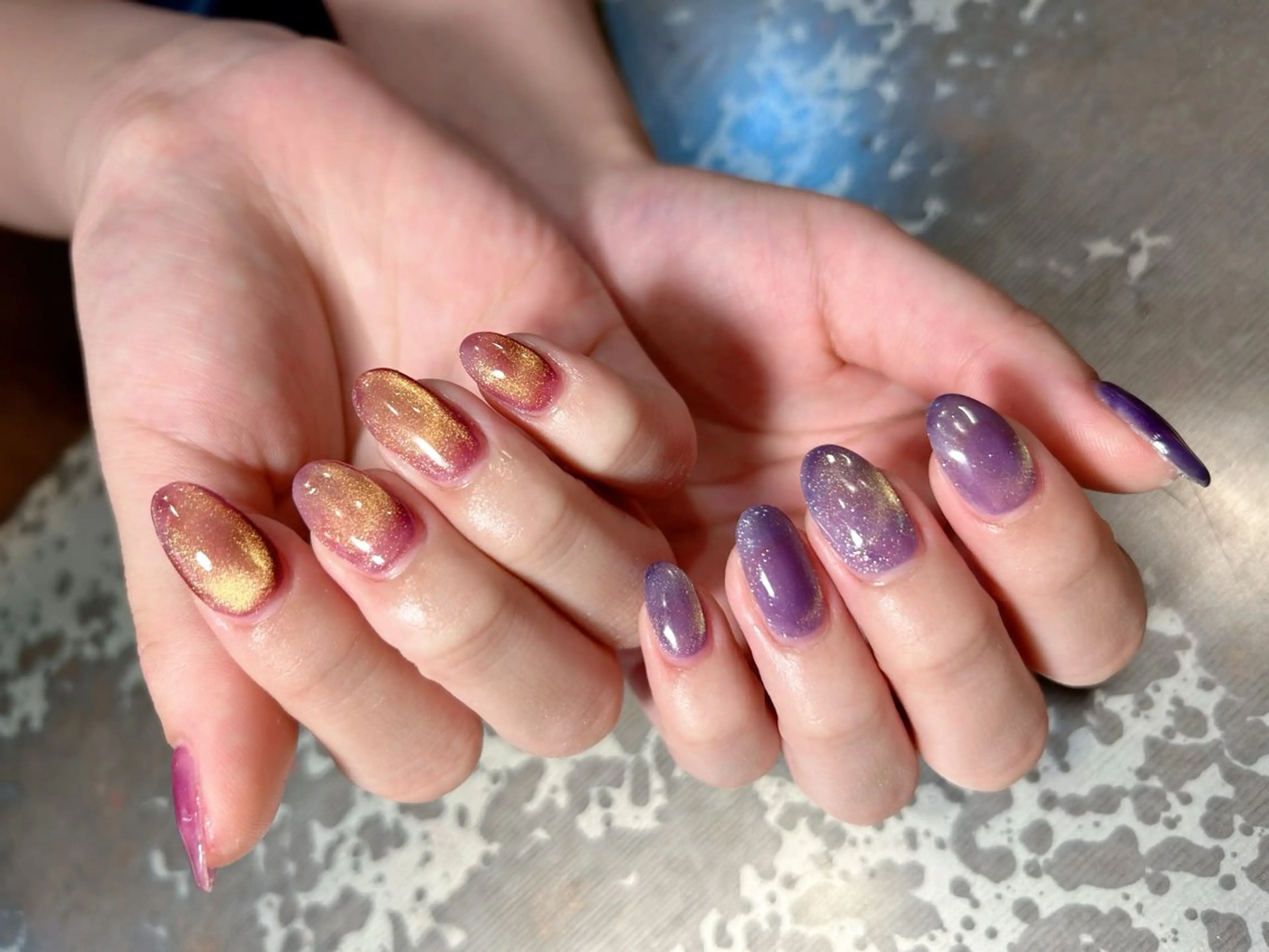 ネイル マグネットネイル ハンドネイル ハンドケア Ainchi nail所属・＊ misa ＊のネイルデザイン