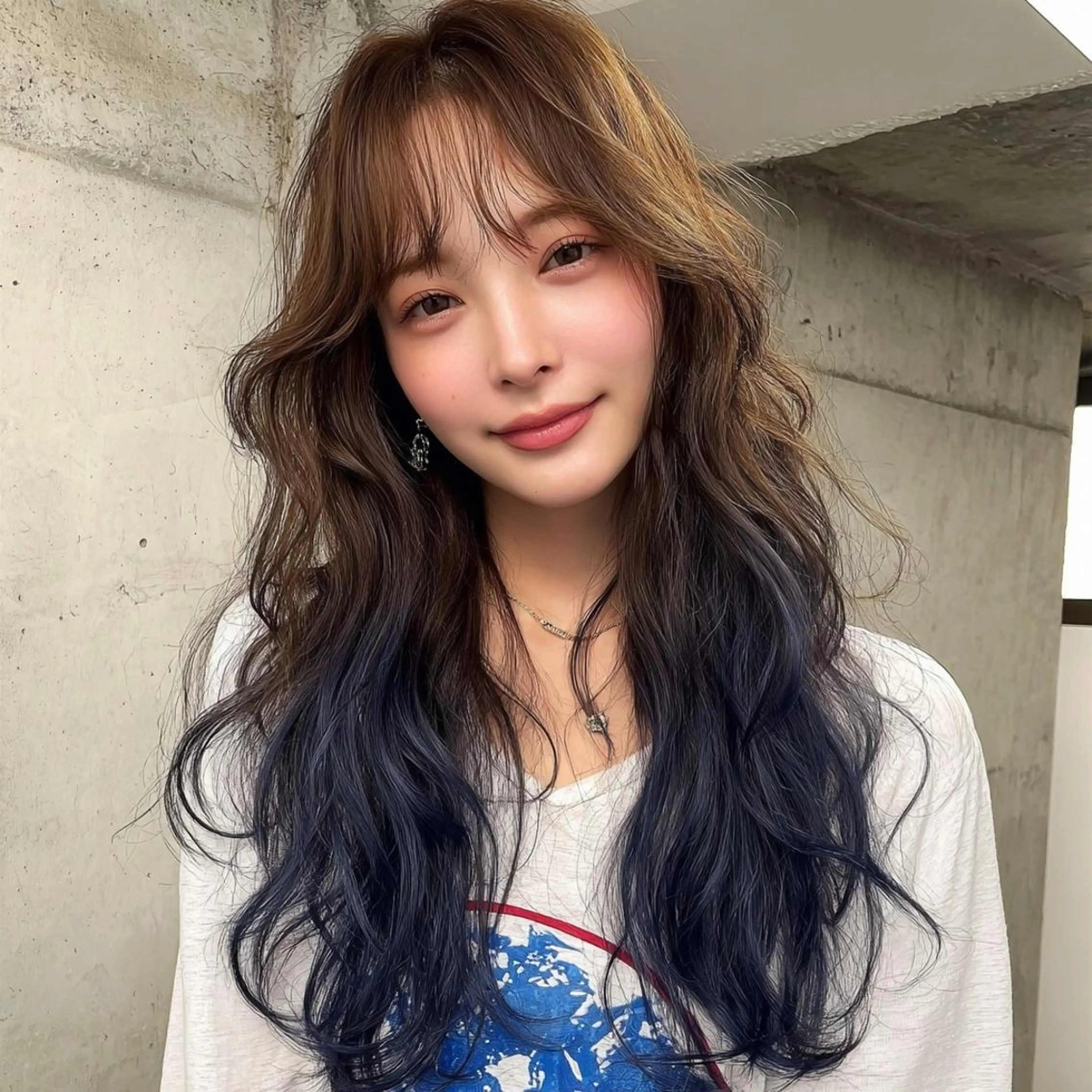 カラー 女性カット🎨カラー 🌀パーマ宮部楓奈のヘアスタイル