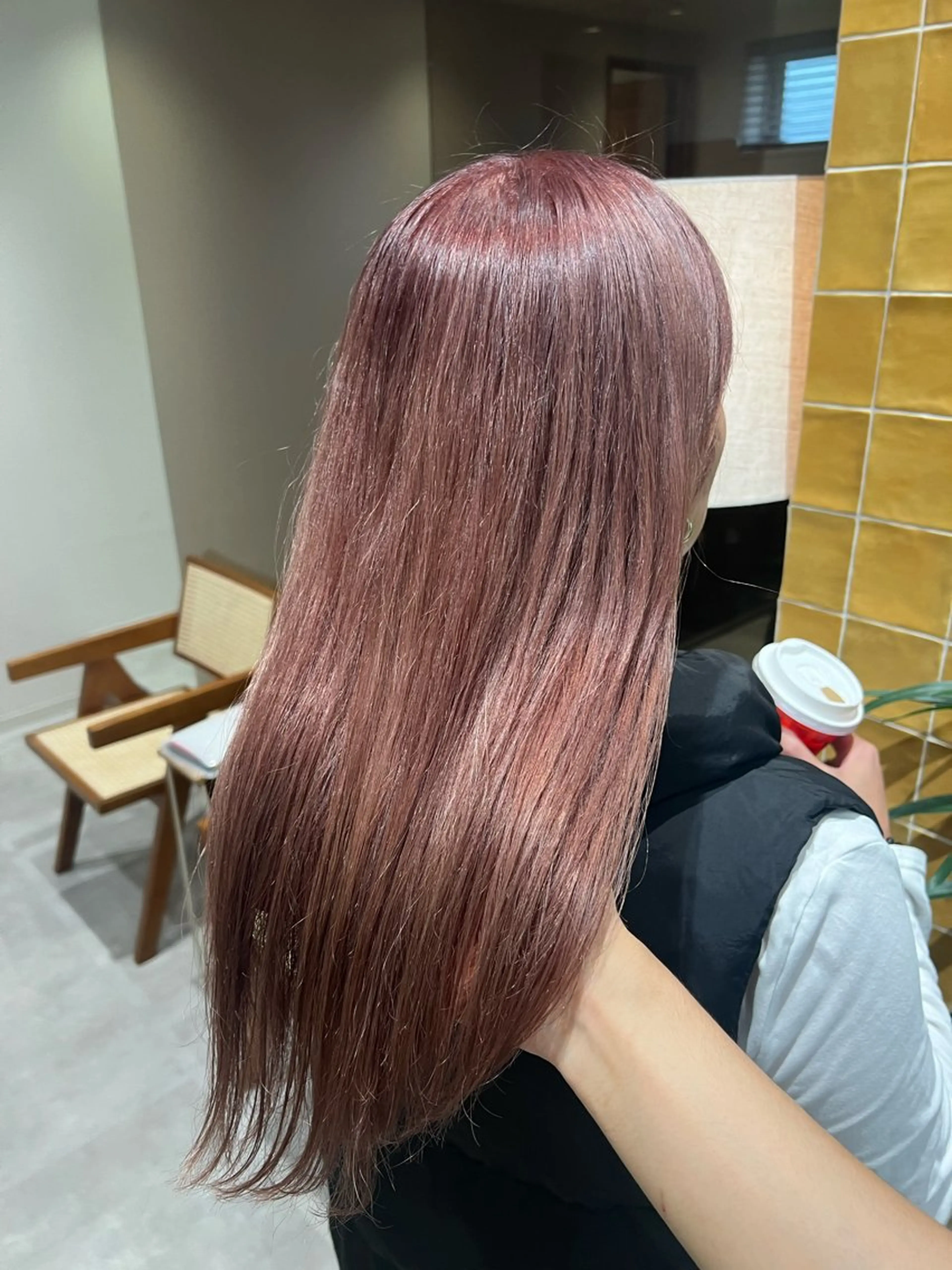 【ダメージ98%off】ケアブリーチWカラー＋カット＋超音波TOKIO5ステップトリートメントの写真