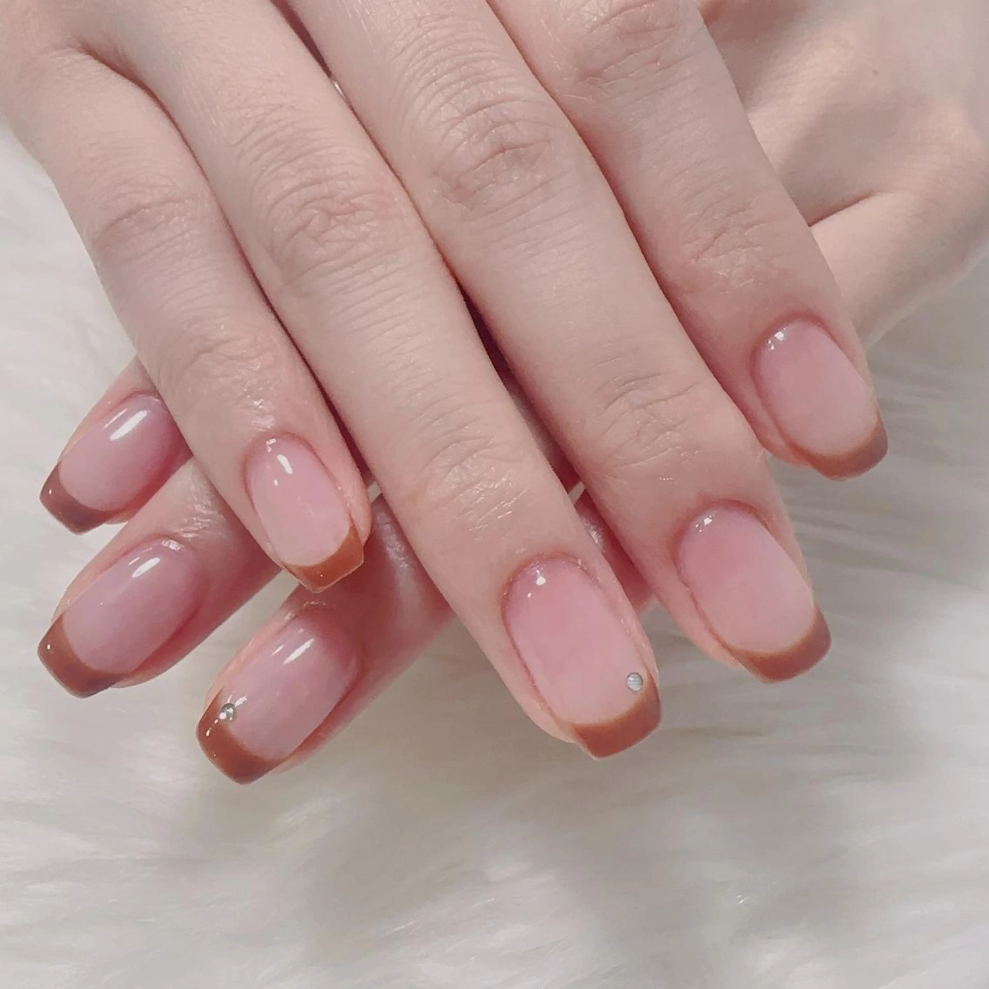 ネイル フレンチネイル ハンドネイル 福島 みきのネイルデザイン