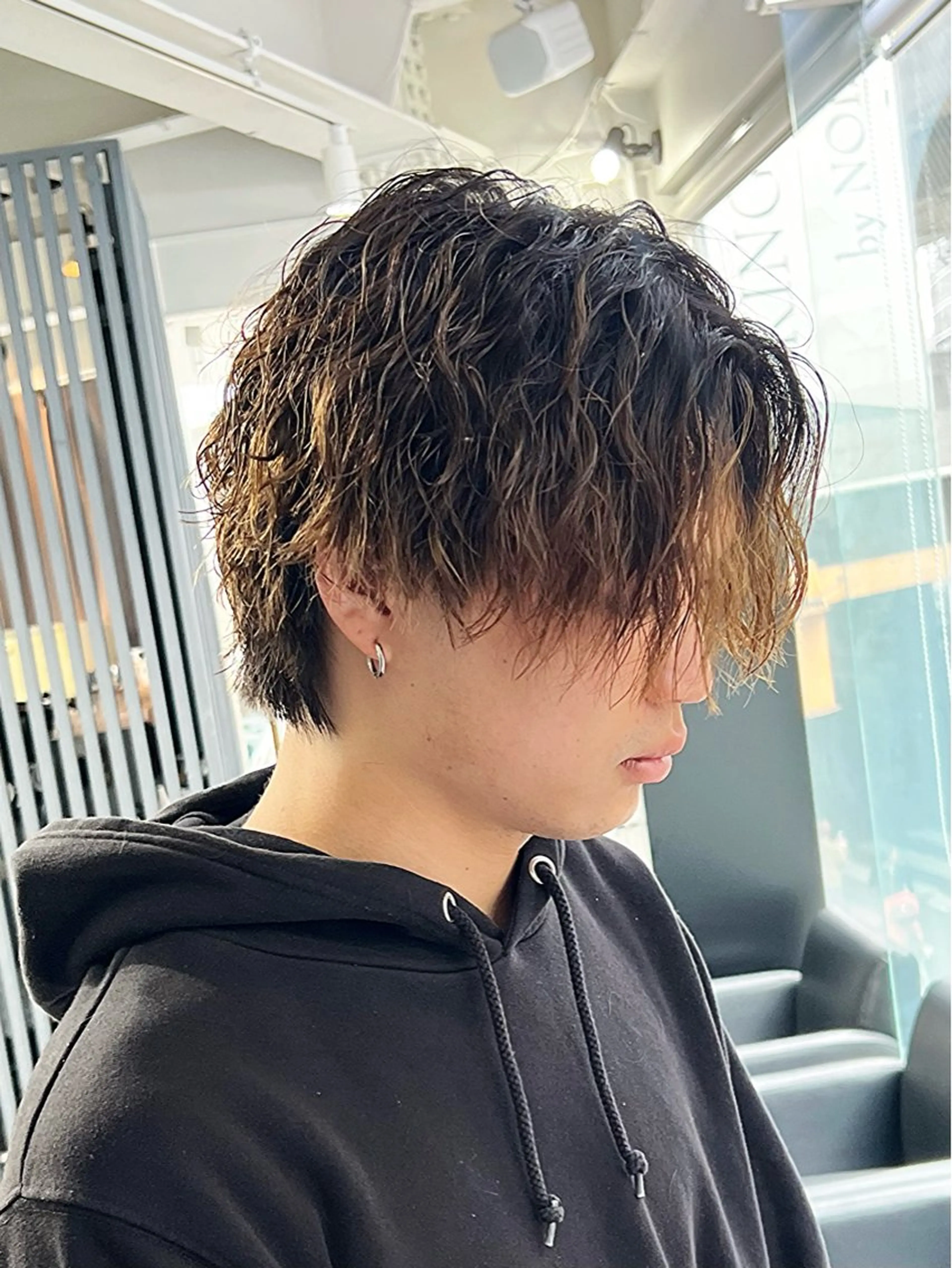 ショート パーマ メンズ 梅田/メンズ／美容師 パーマ/一色翔のヘアスタイル