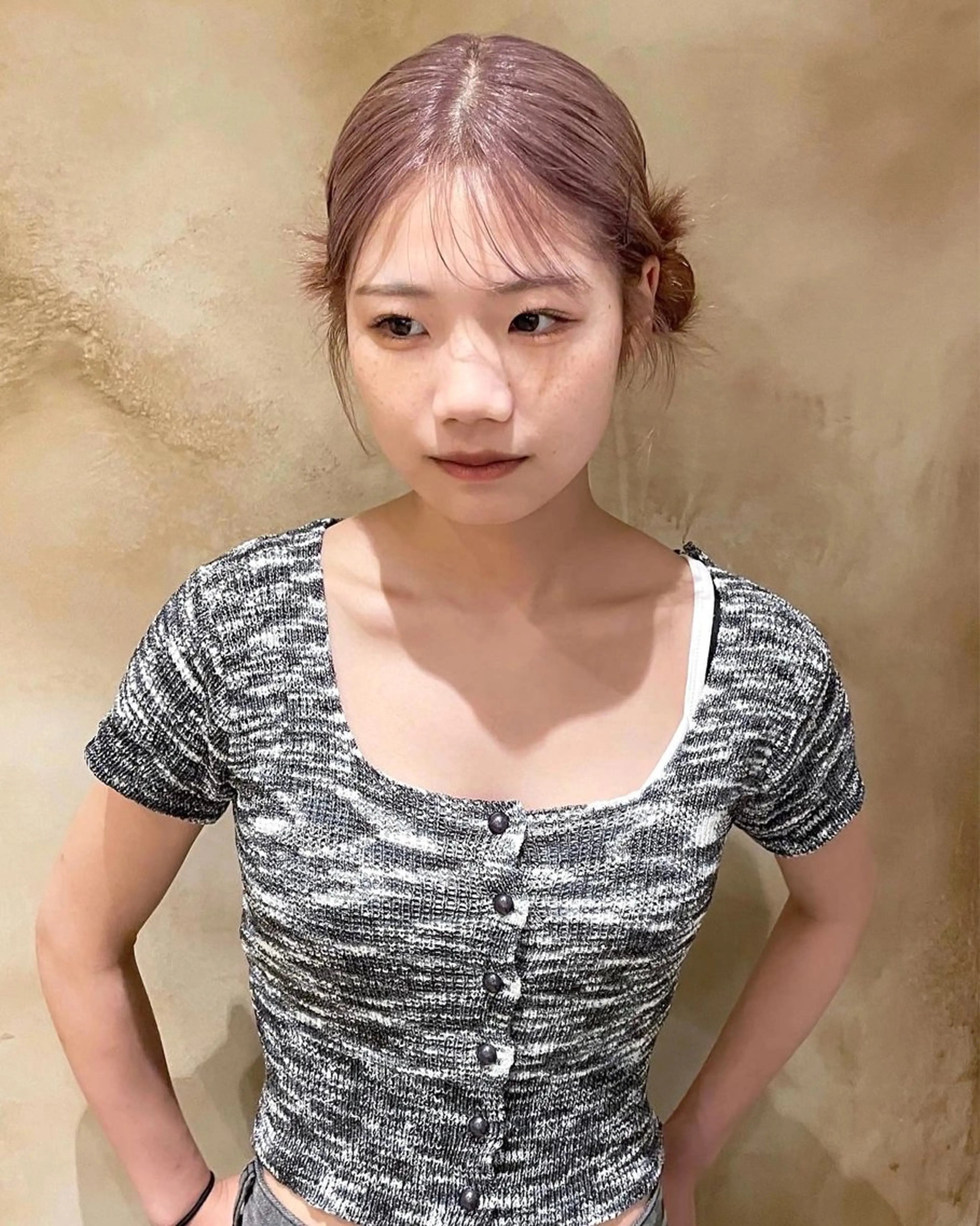 カラー ヘアアレンジ ブリーチ lot所属・大阪/心斎橋 lot mikuのヘアスタイル