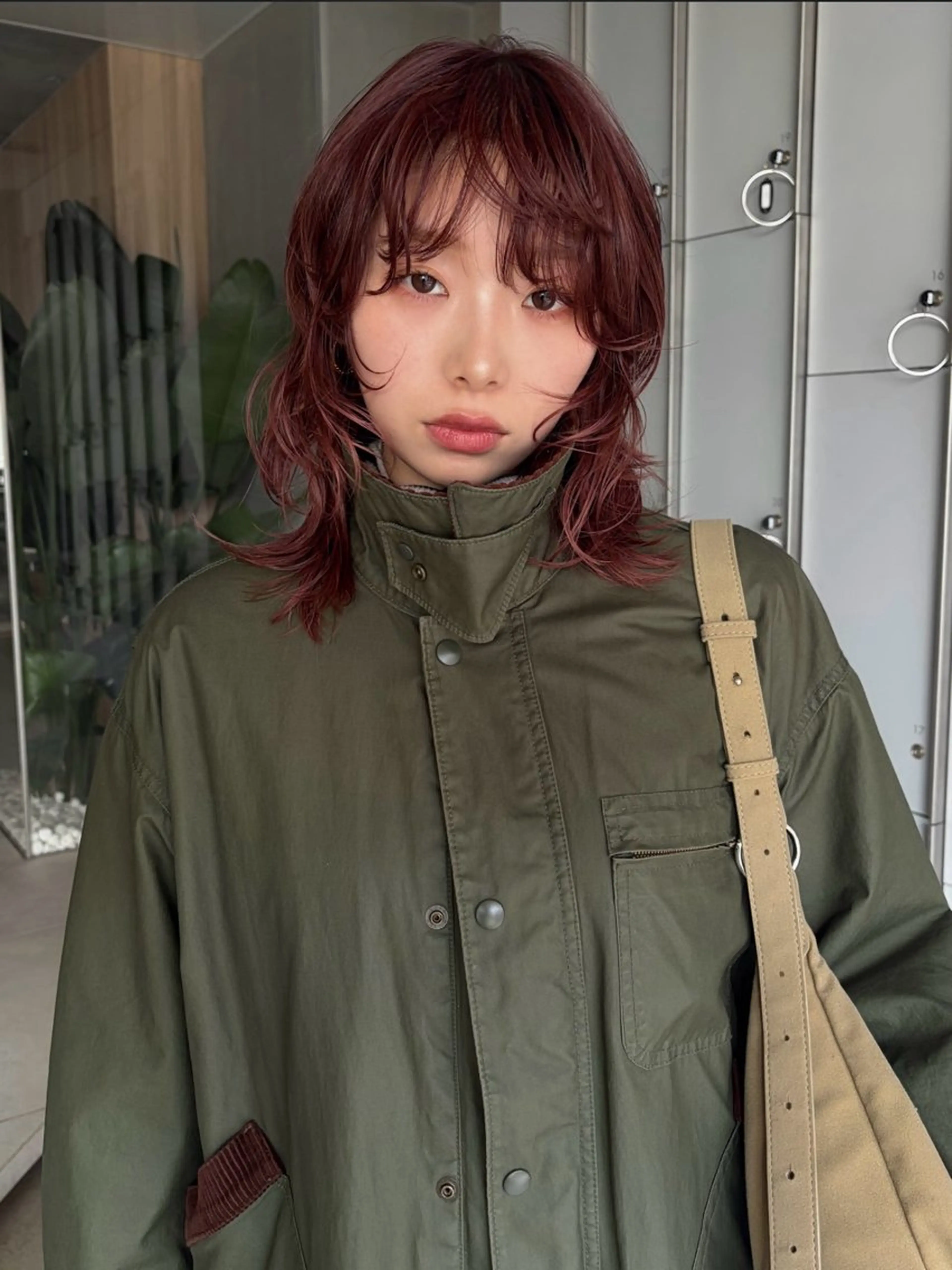 ミディアム カラー MINX原宿店所属・🩵🫧ふちゃく はるな🫧🩵のヘアスタイル