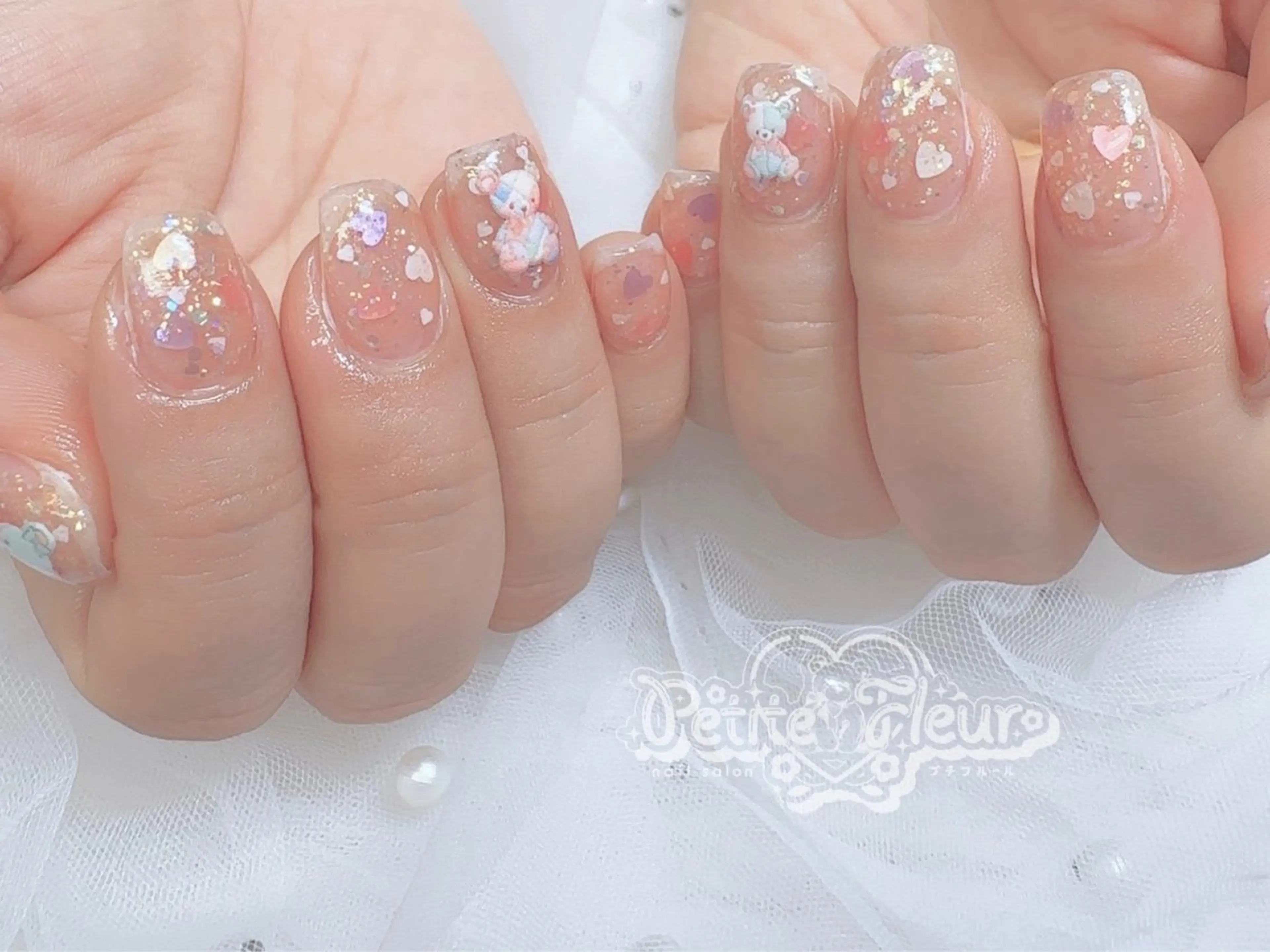 ネイル ハンドネイル ❁⃘*。Petite fleur❁⃘*りさのネイルデザイン