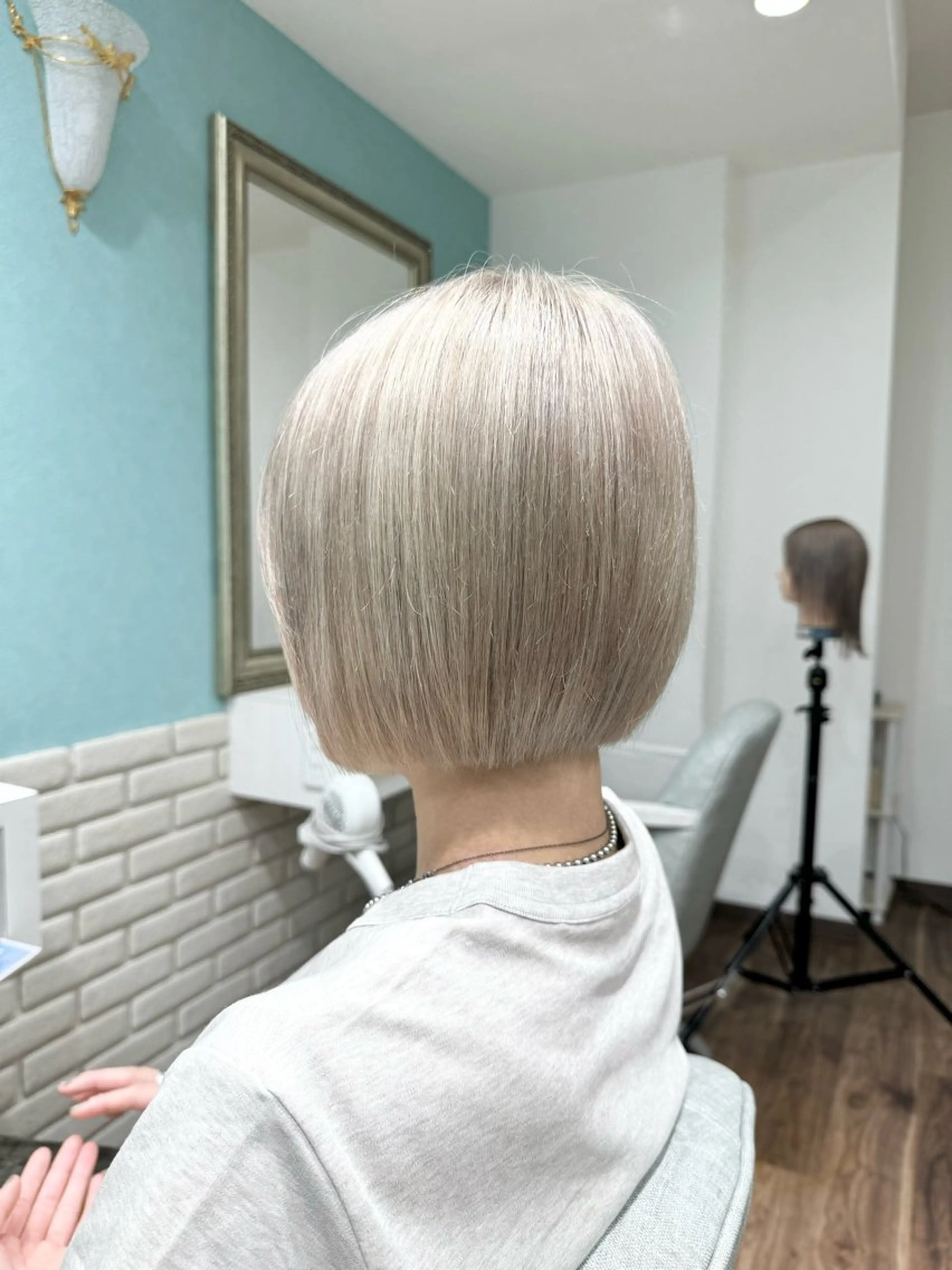 ショート カラー ハイトーンカラー ボブ Ruset所属・ハイトーン/ボブ特化 /美髪矯正/SOMAのヘアスタイル