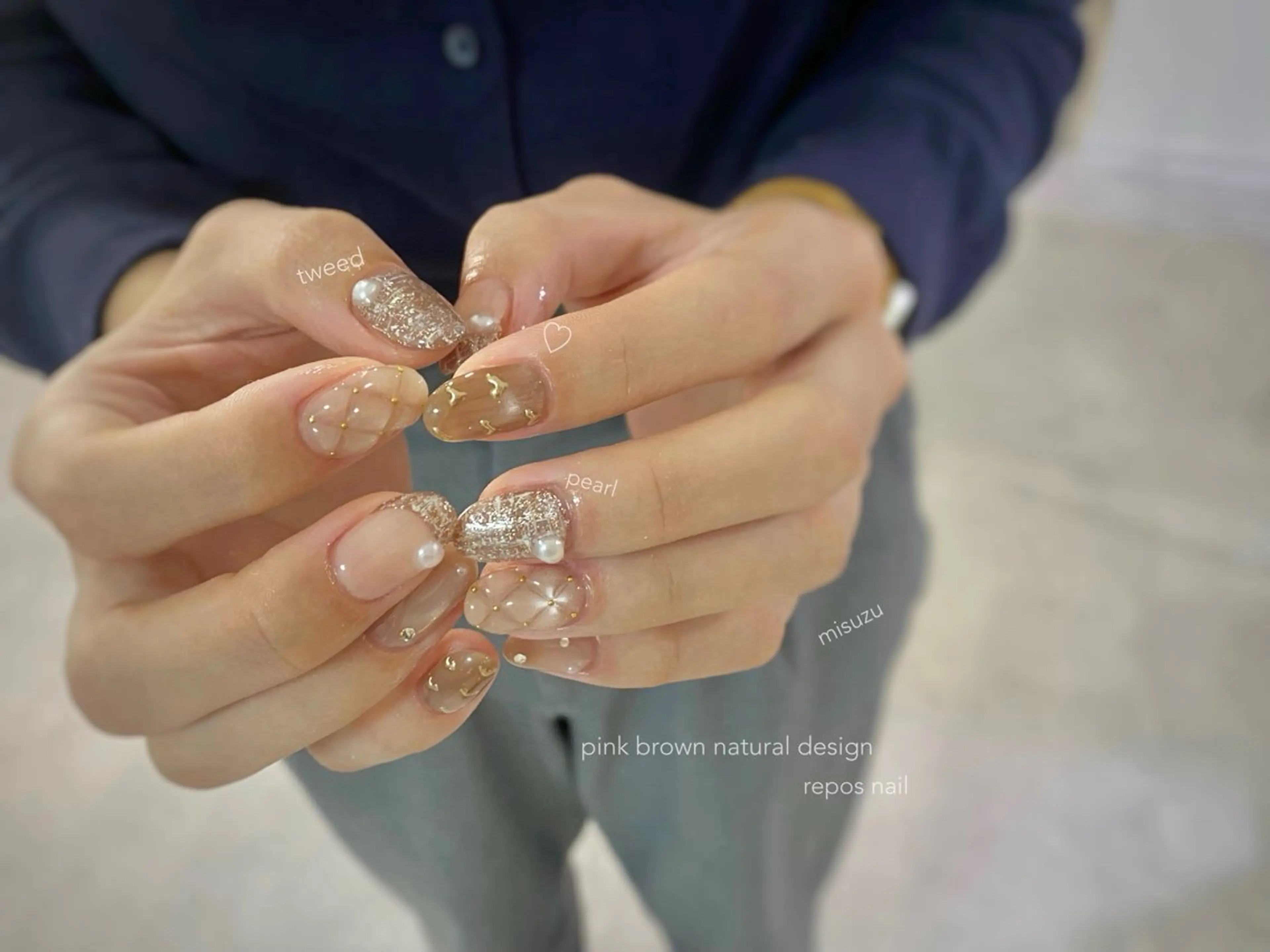 ネイル ハンドネイル repos-ルポ-所属・repos-ルポ- misuzu🌿のネイルデザイン