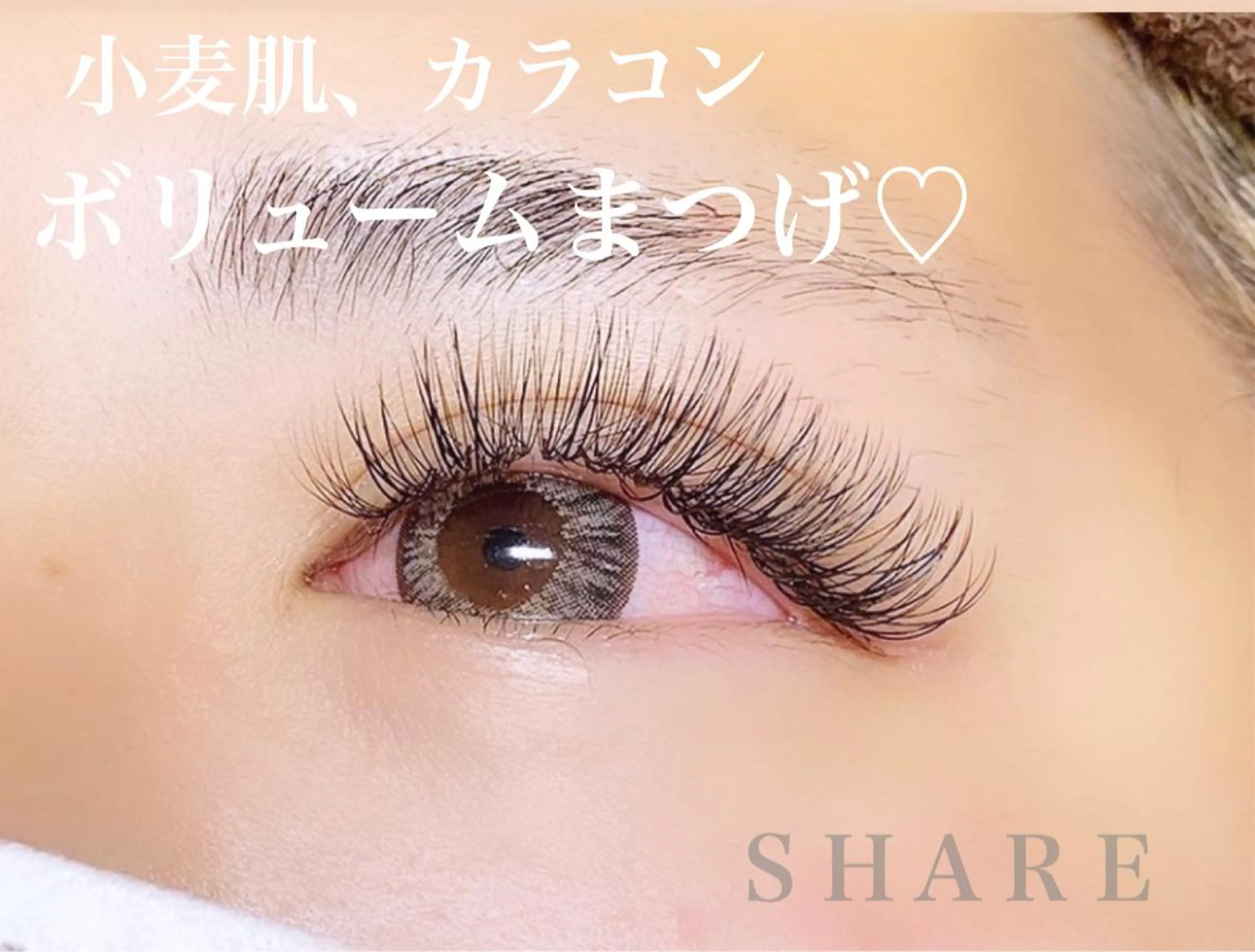 マツエク・マツパ フラットラッシュ ナチュラル ＳＨＡＲＥ所属・正箱 真紗美の眉毛・アイブロウイメージ