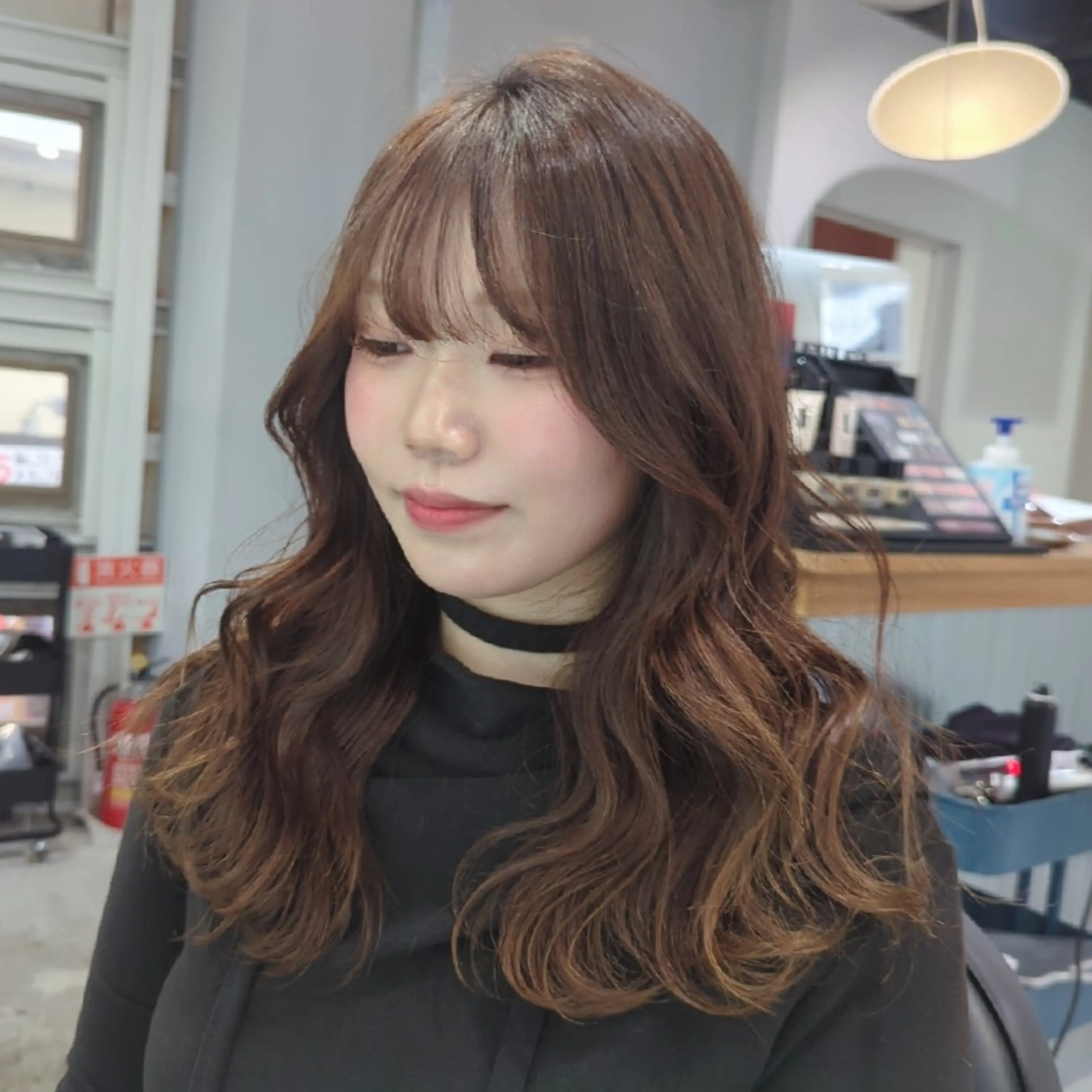 セミロング エクステ EDeN  Ryoりょうのヘアスタイル