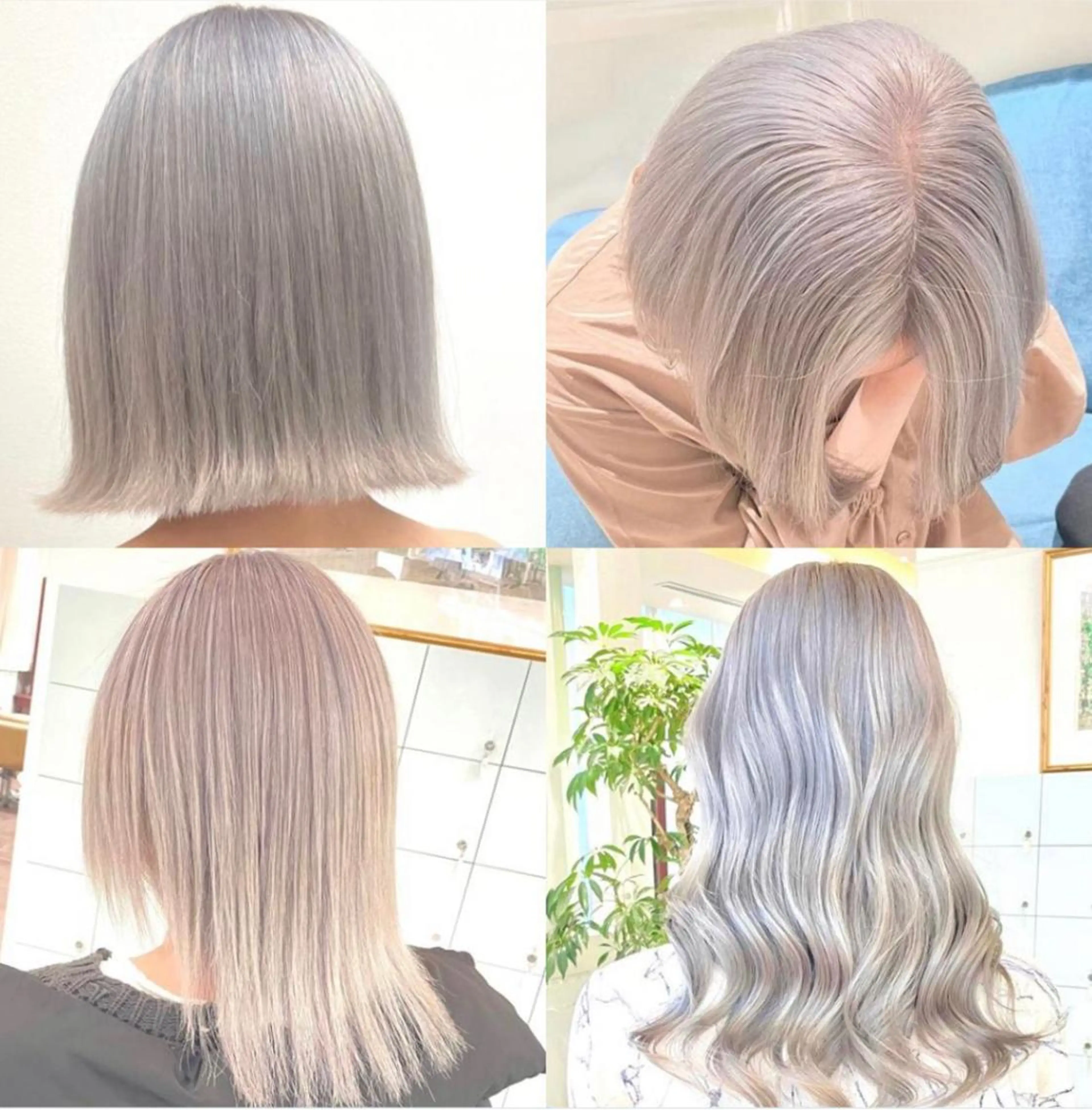 ミディアム カラー ヘアアレンジ ヘアカラー 🌹TikTok4万 フォロワー🌹AKIのヘアスタイル