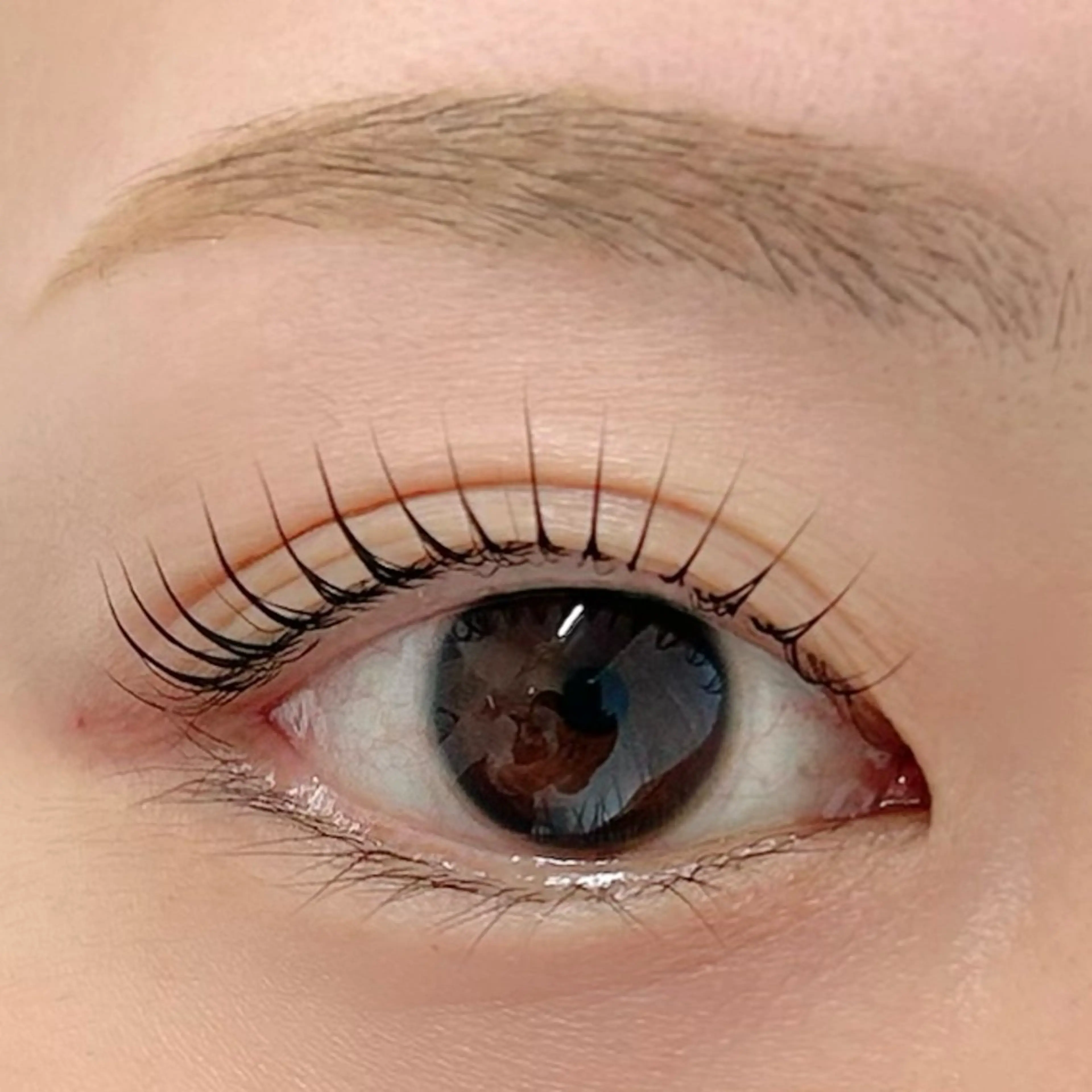 マツエク・マツパ パリジェンヌラッシュリフト 一重×まつ毛パーマ BellFlower Aki（眉・まつげ）のマツエク・マツパデザイン