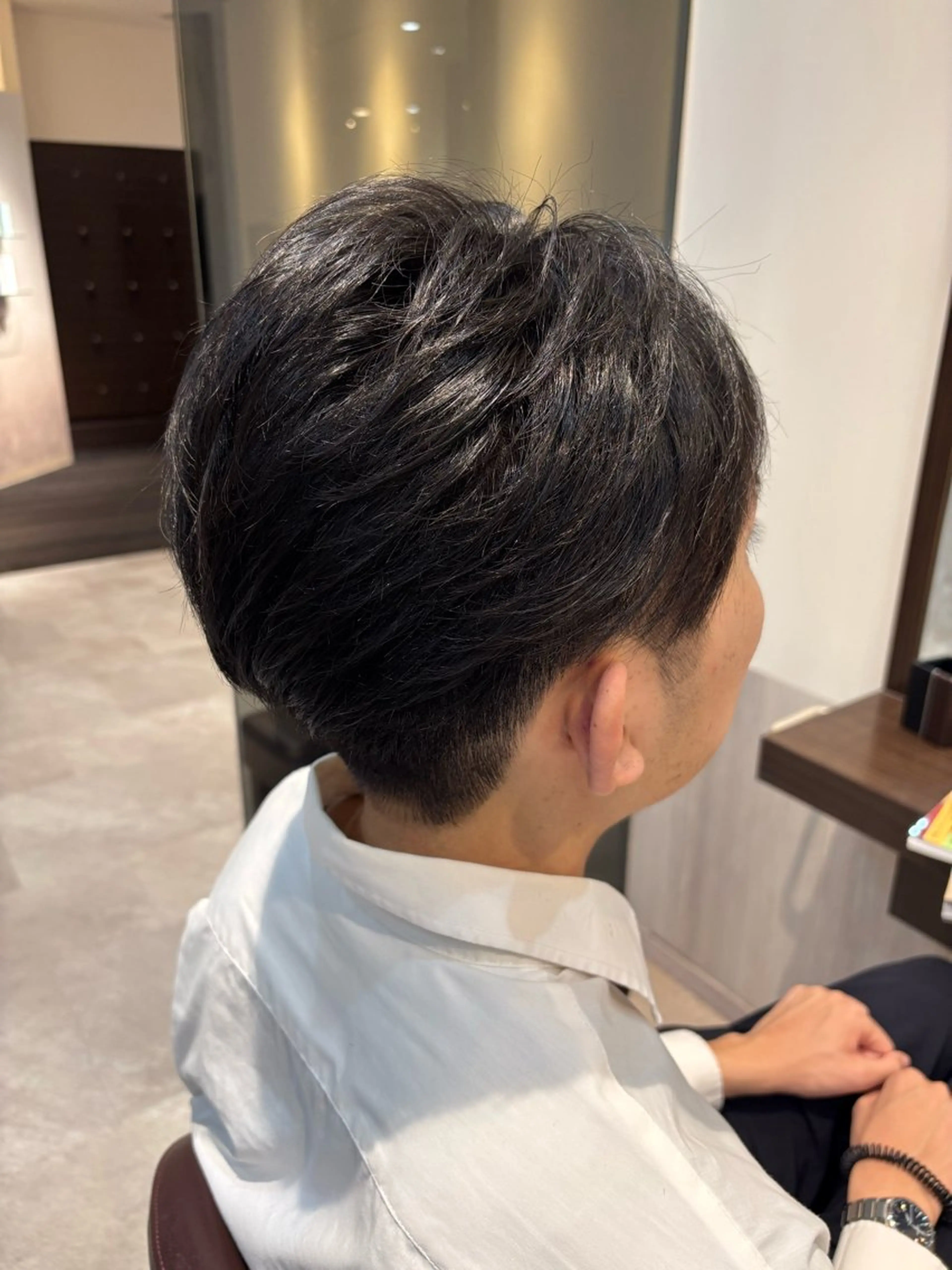 ショート メンズ カット 木村 柊斗のヘアスタイル