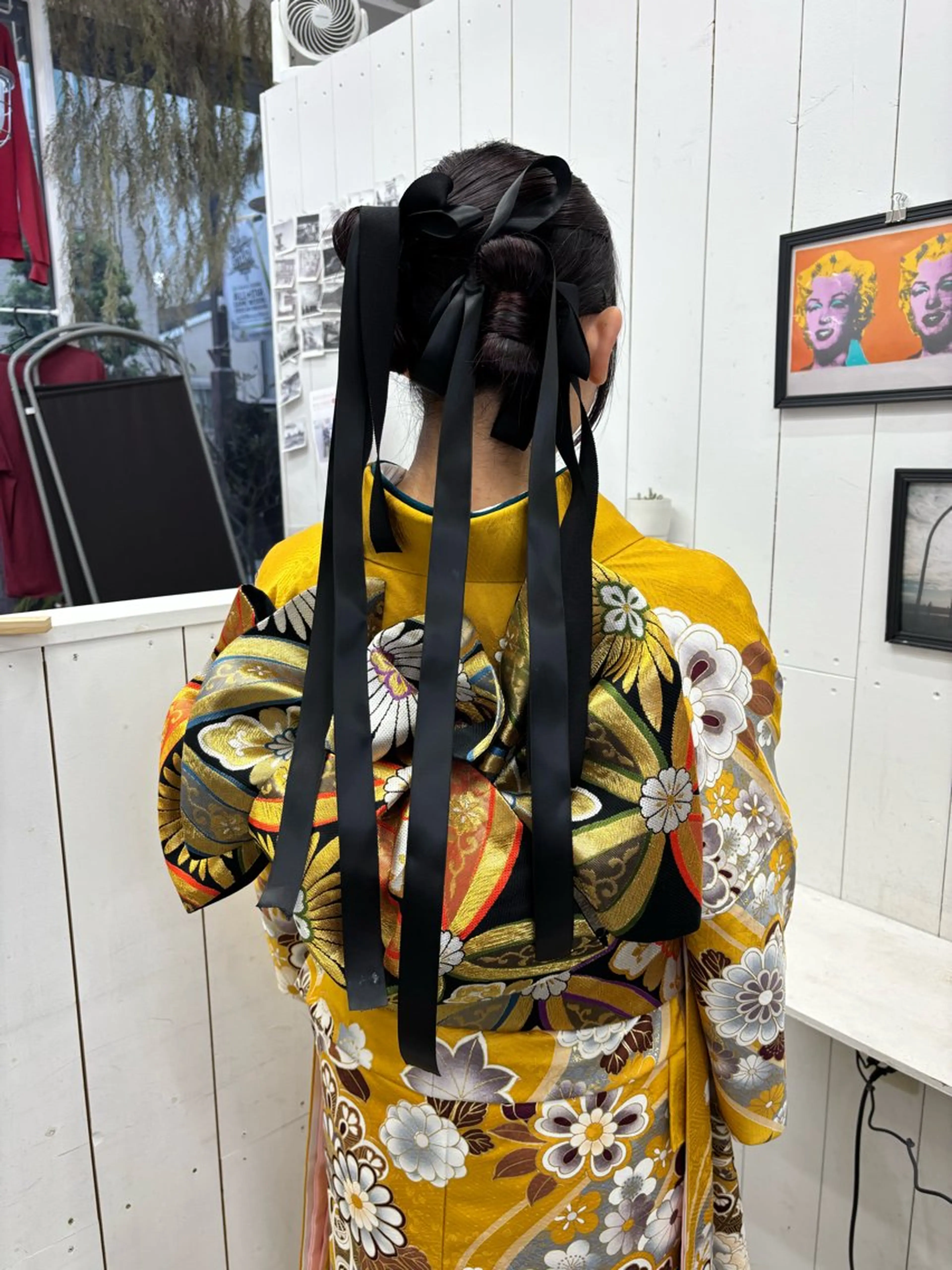 ヘアアレンジ 成人式 卒業式のヘアスタイル ヘアセット Ann./艶髪 /レイヤーカットのヘアスタイル