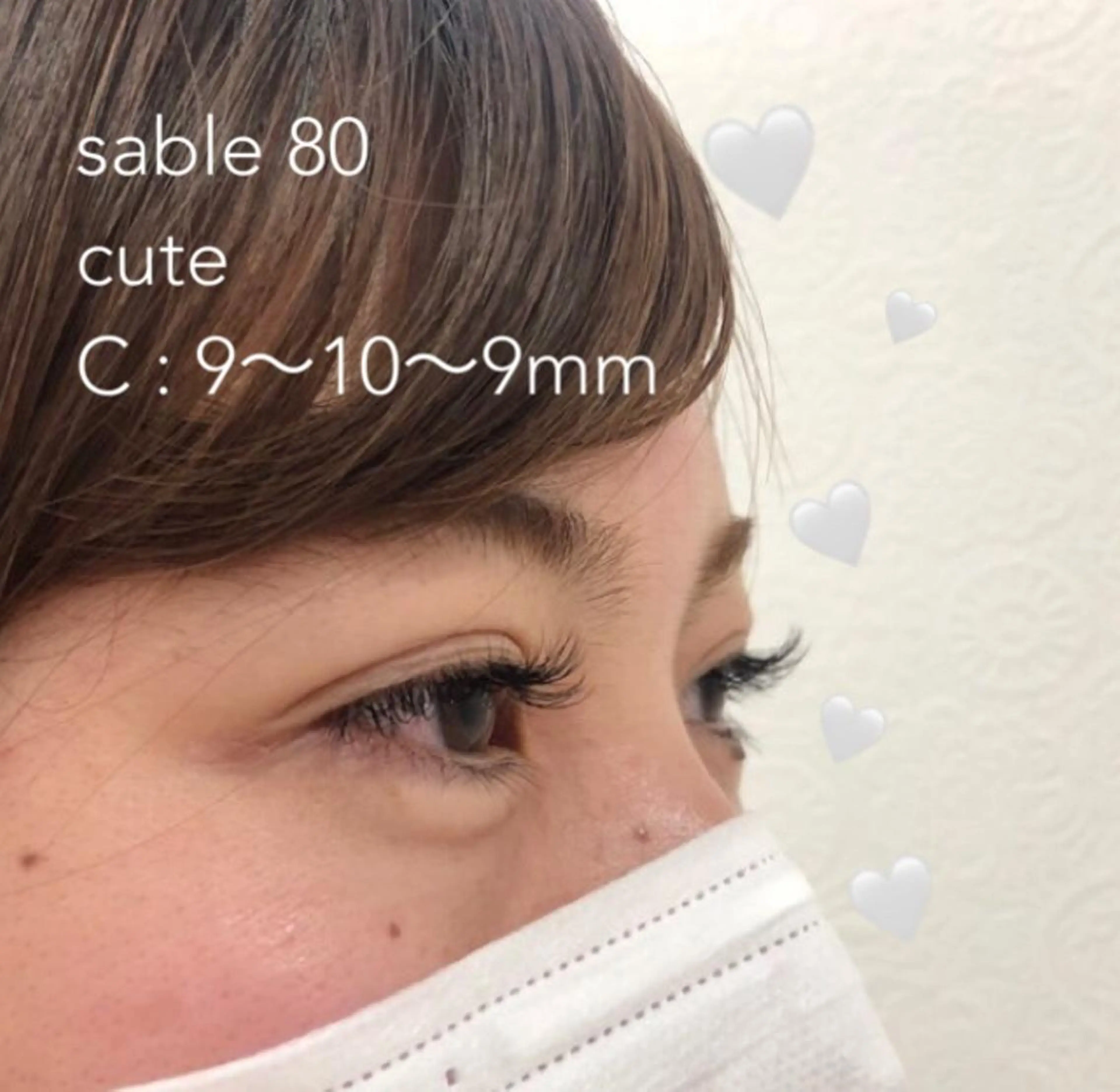 マツエク・マツパ nico所属・nico:) 金井 紗楽のマツエク・マツパデザイン