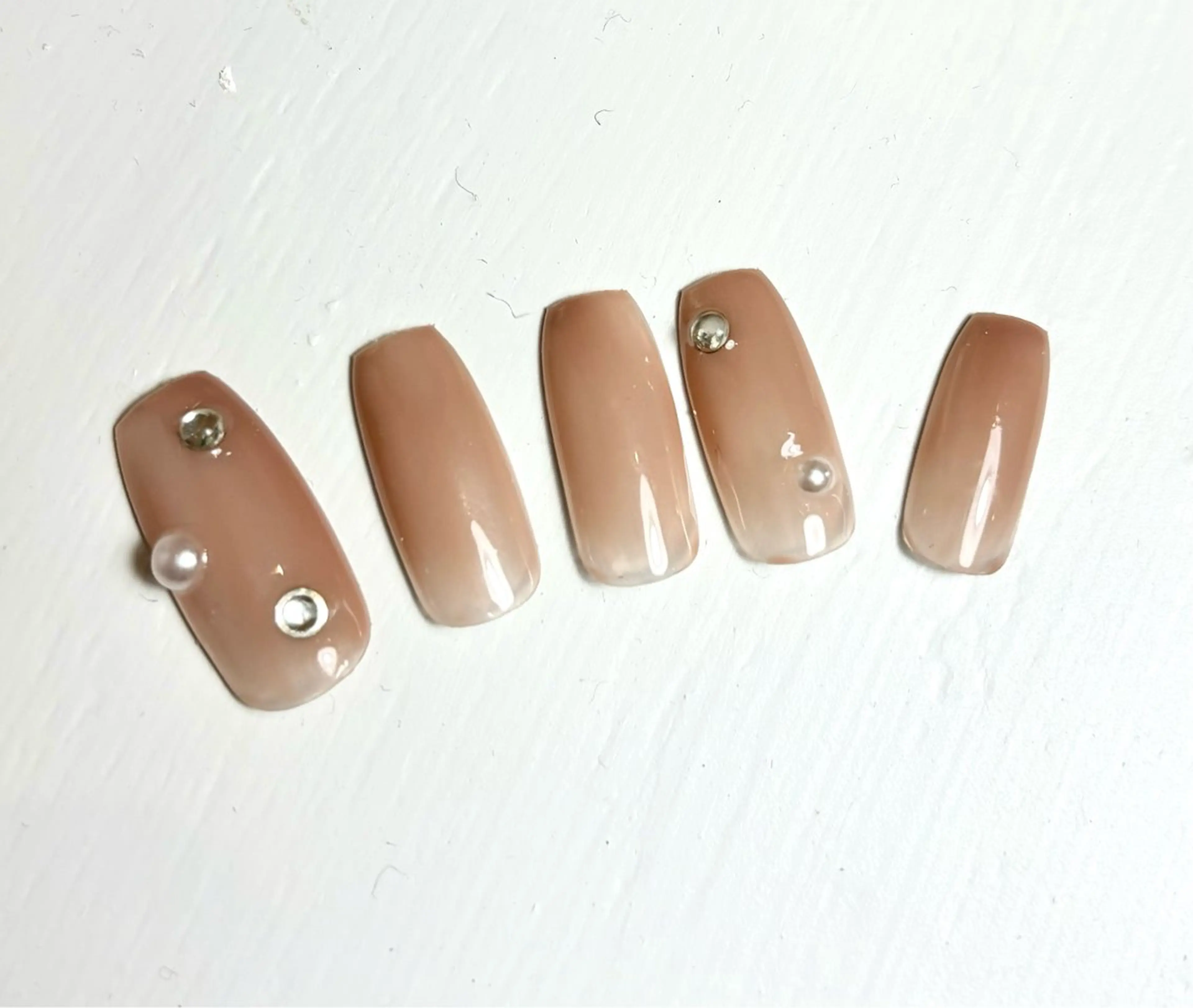 ネイル キラキラネイル ピンク ストーンネイル SUI nail所属・SUI nailのネイルデザイン