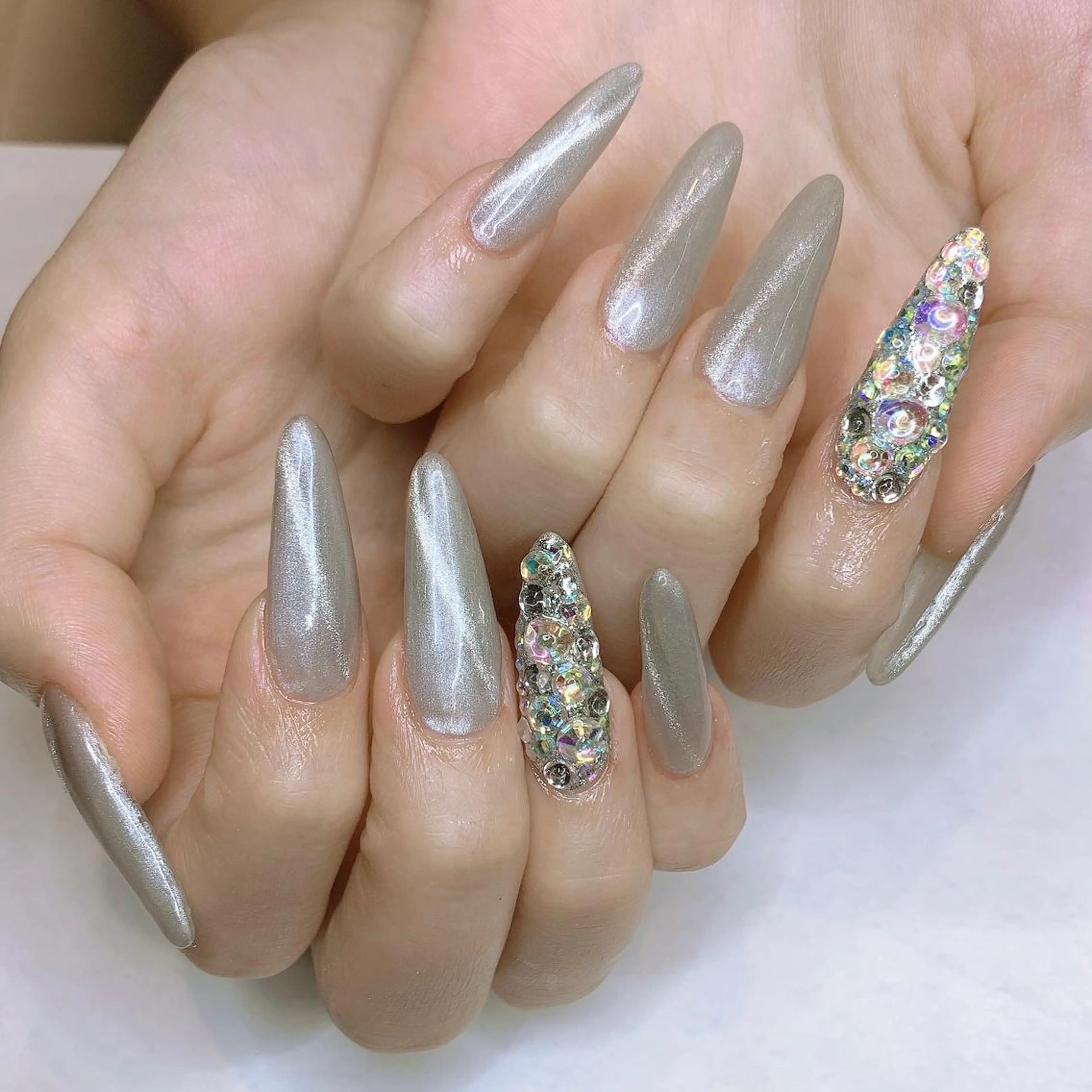 ネイル ロングネイル スカルプネイル Adite nailのネイルデザイン