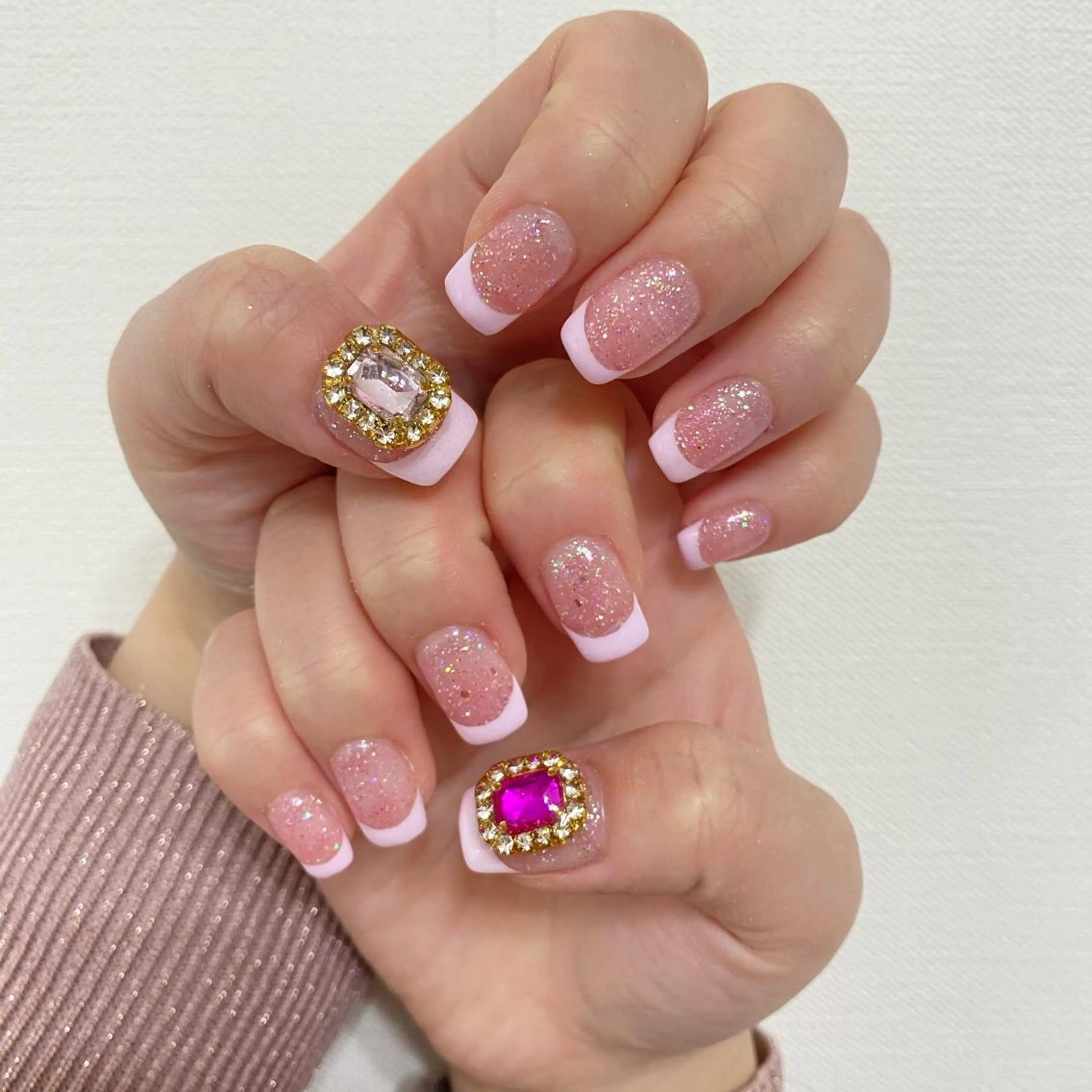 ネイル フレンチネイル ERINA ♥のネイルデザイン