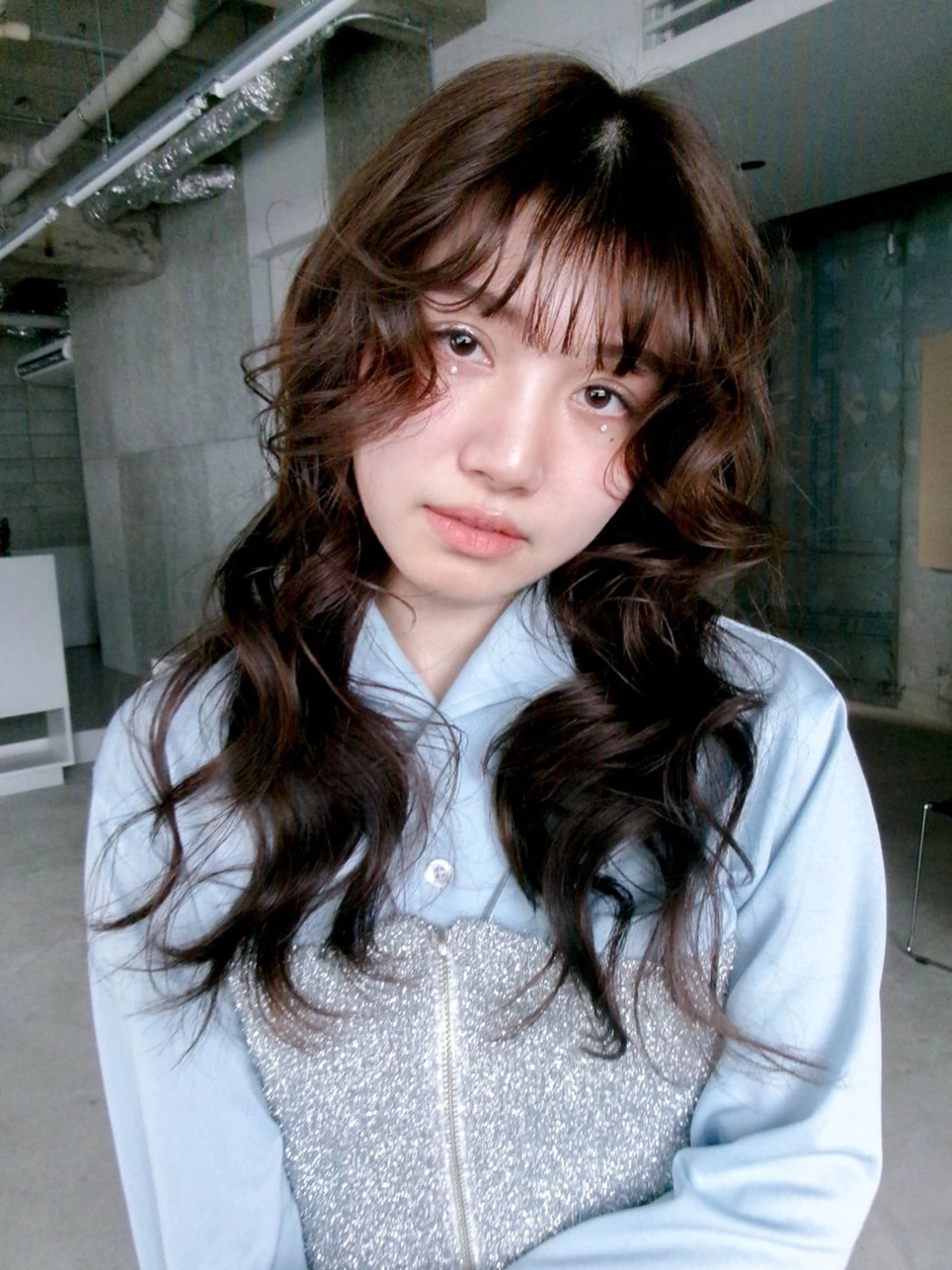 ロング カラー パーマ メンズ casey mayuのヘアスタイル