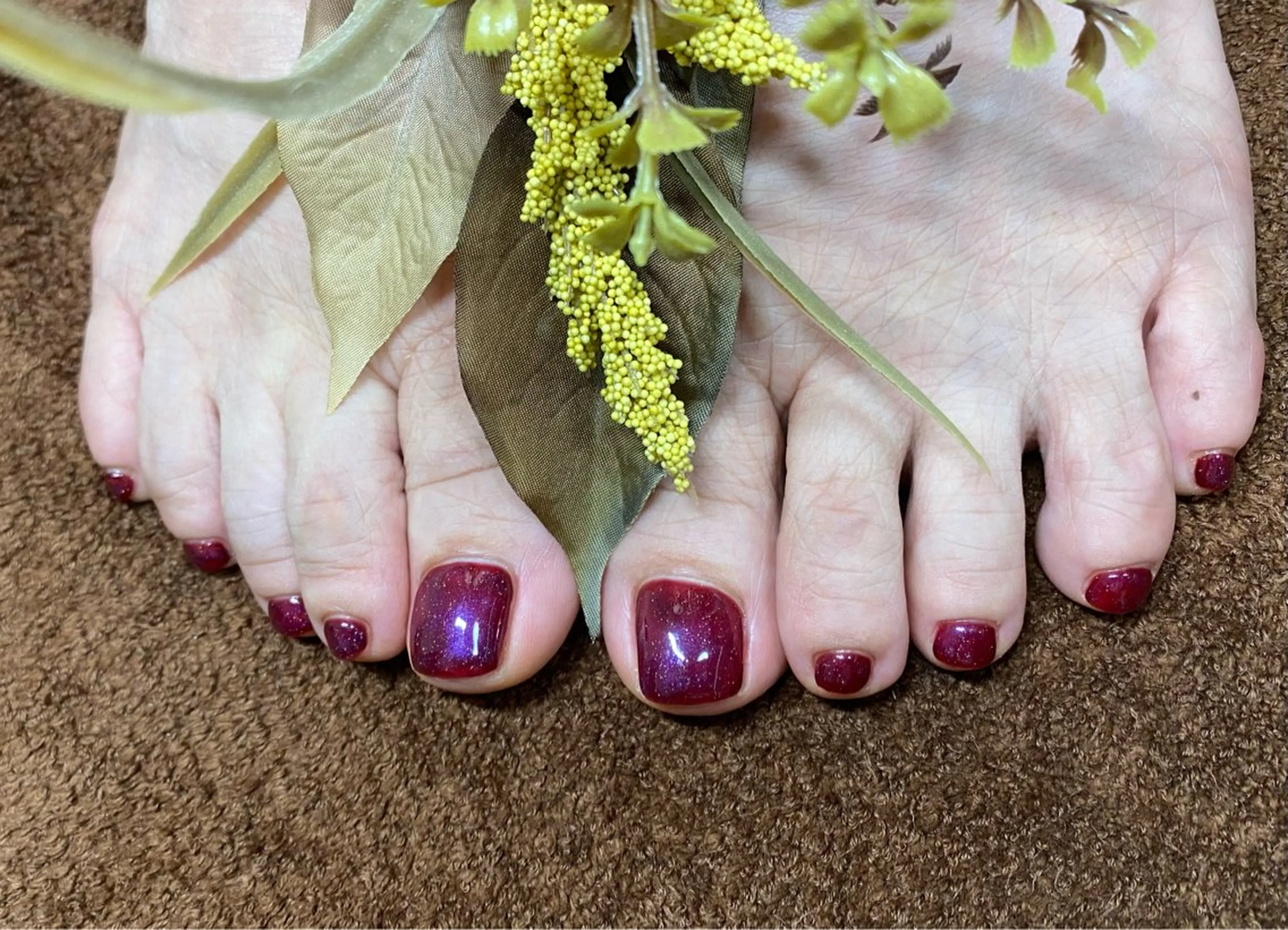 ネイル フットネイル ジェルネイル Glanz  Nail aのネイルデザイン