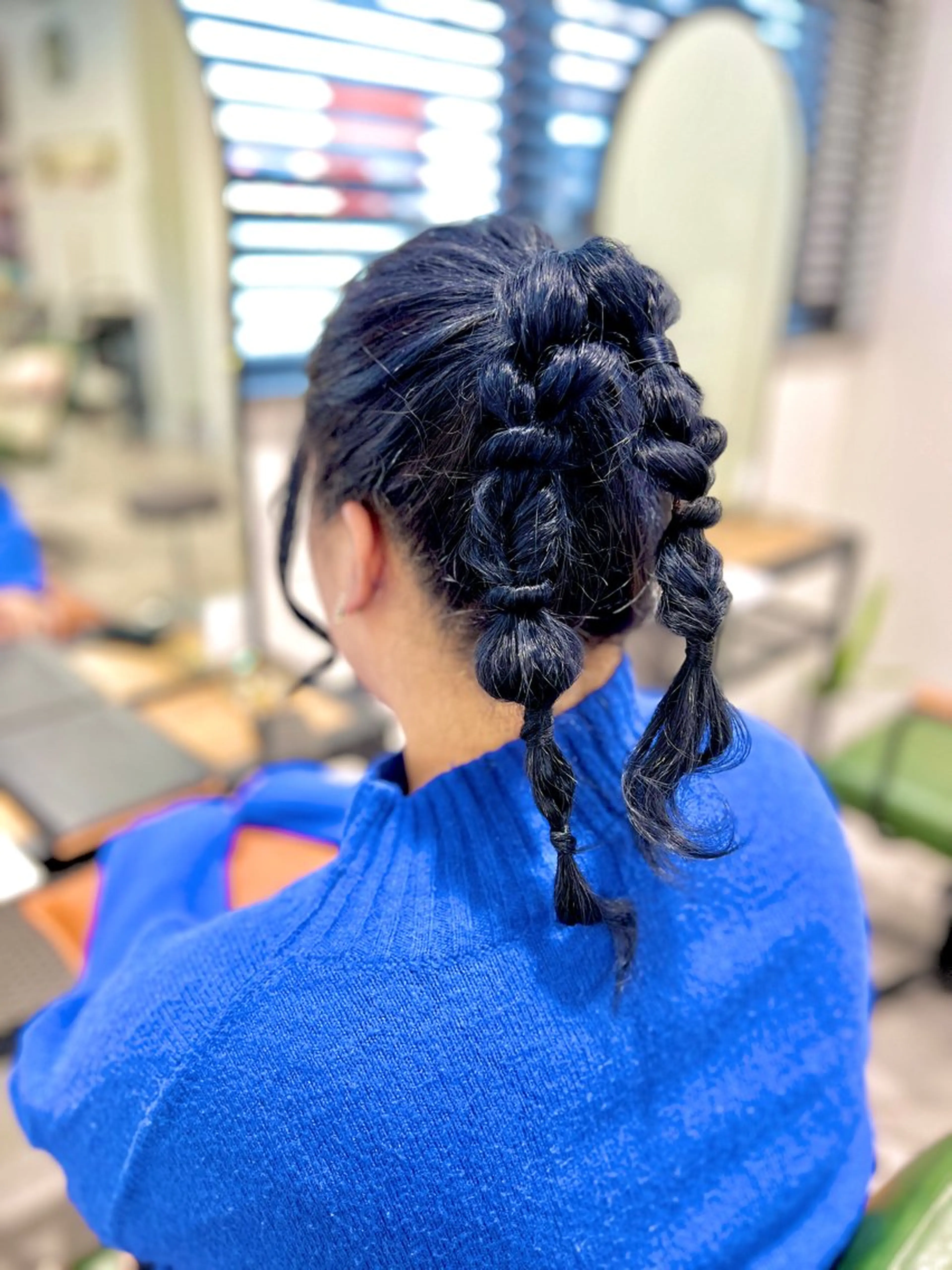 ロング ヘアアレンジ 韓国風レイヤー ∕ 大隣 里桜のヘアスタイル