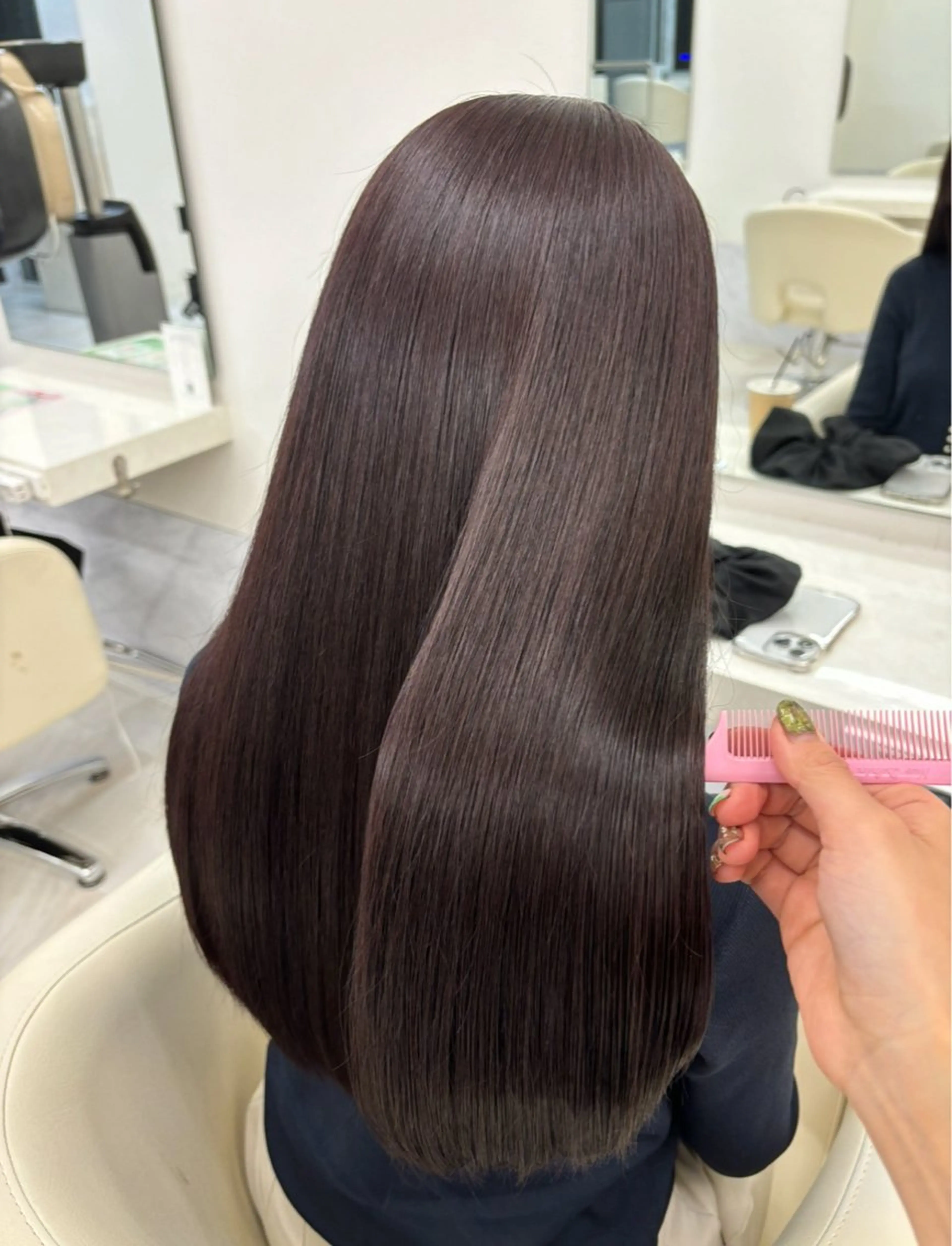 《🍒学生限定クーポン🍒》モテ艶カラー + TOKIOトリートメント🛼🫧　"ミニモ学割"/鎖骨下ロング限定の写真