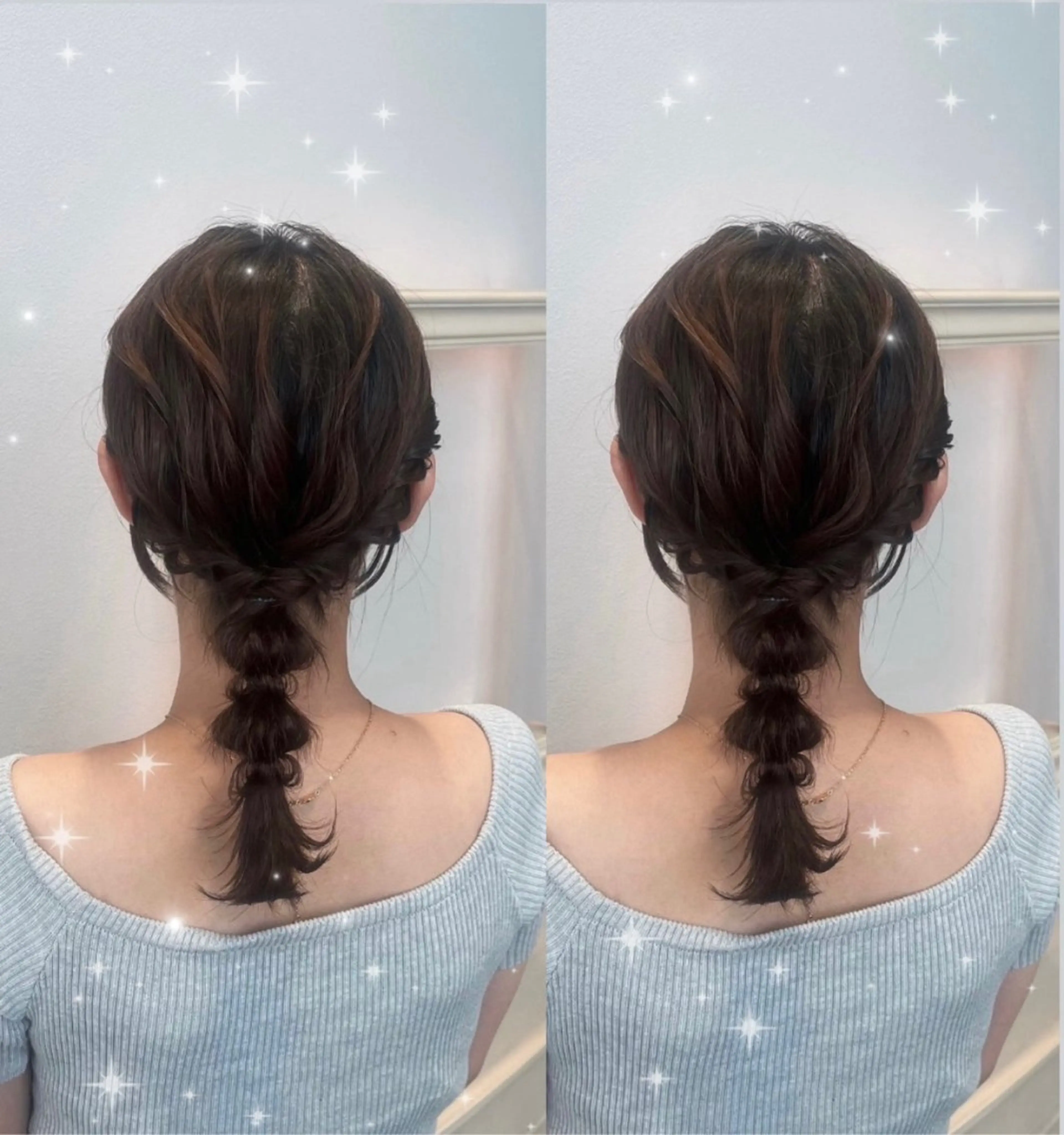 セミロング ヘアセット ヘアメ/お呼ばれﾍｱ /横浜/nozomiのヘアスタイル