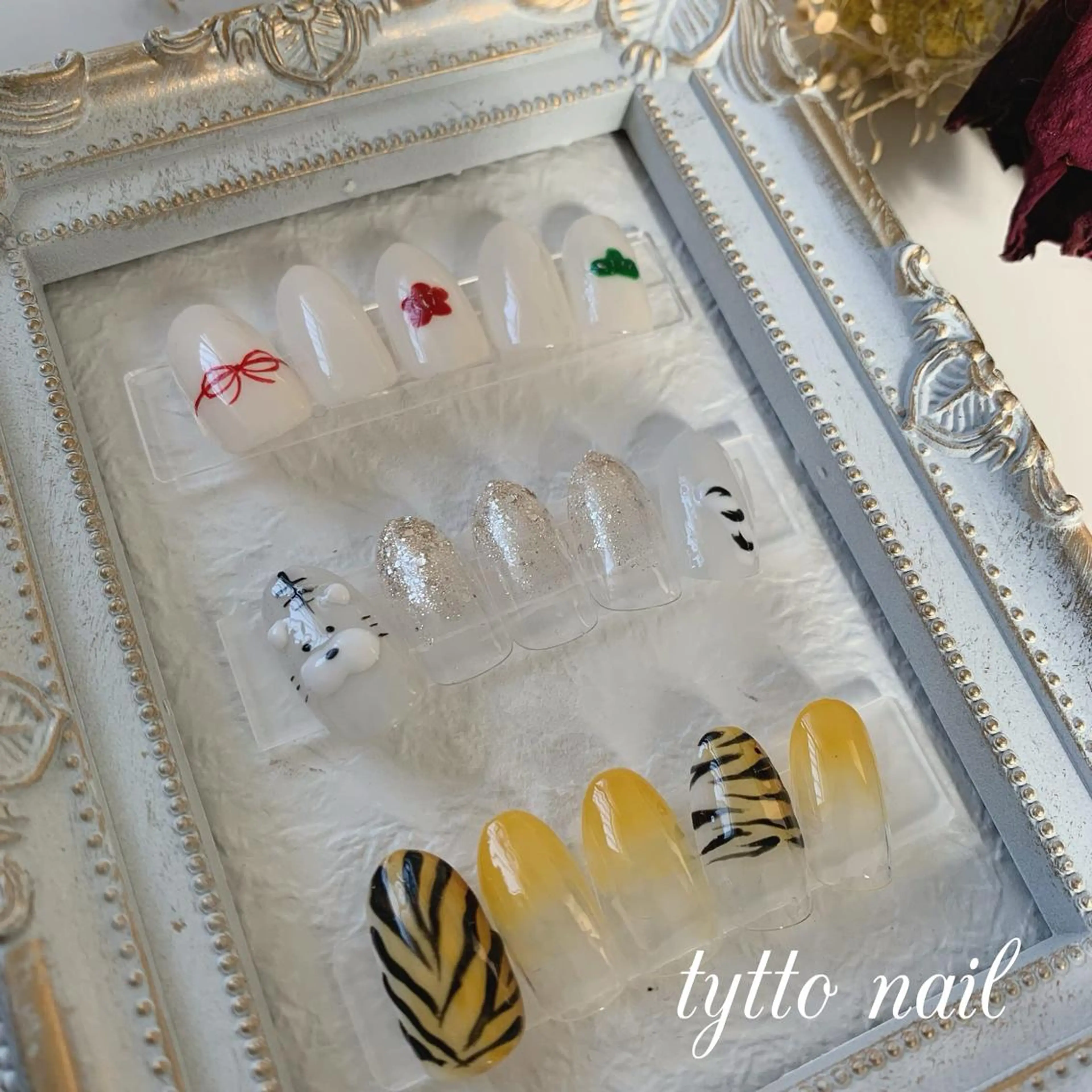 ネイル 冬ネイル ハンドネイル tytto nail ❤︎‪‪eri‪‪のネイルデザイン