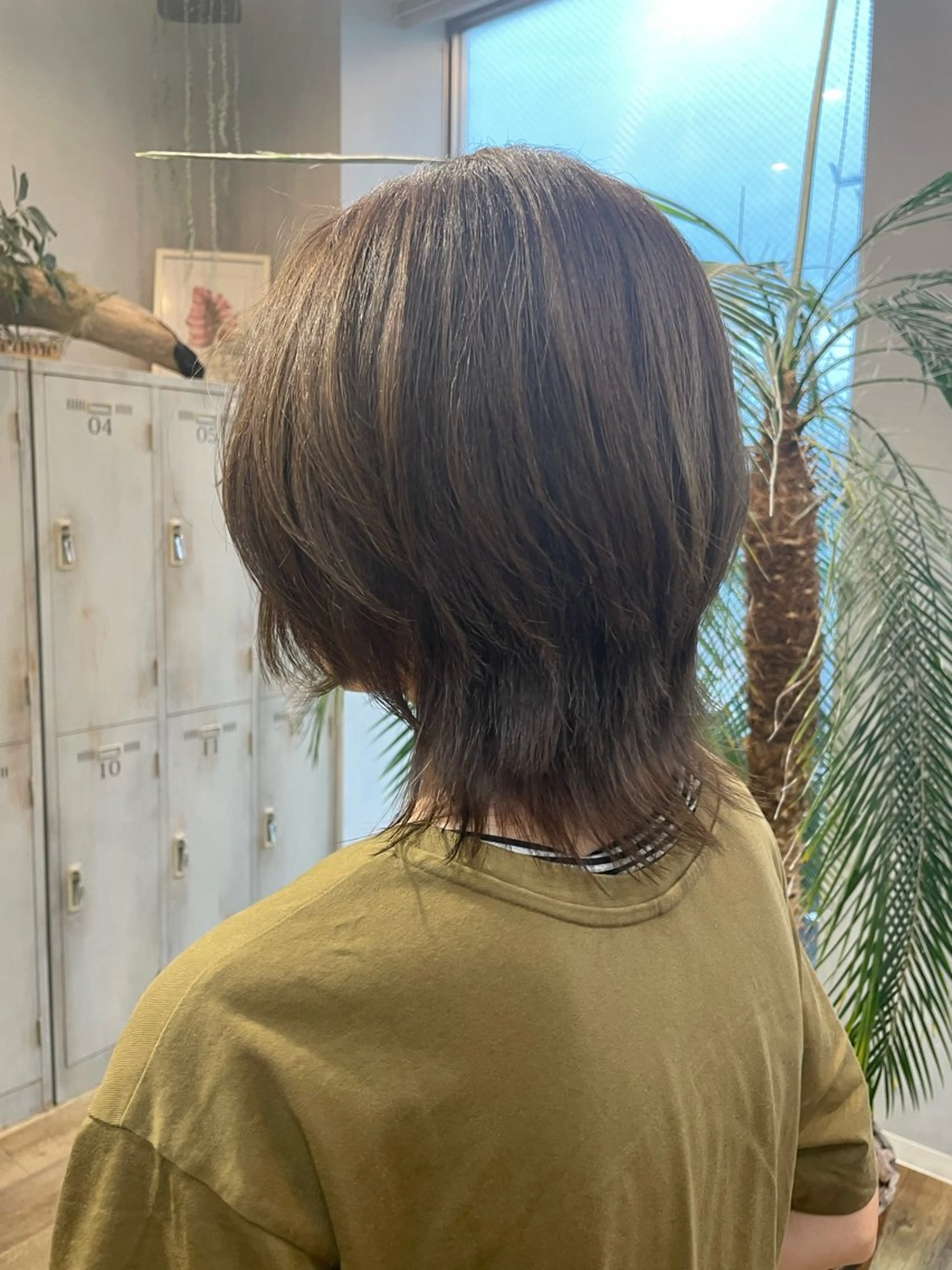 ミディアム カット Agu hair lucca所属・白取 太一のヘアスタイル