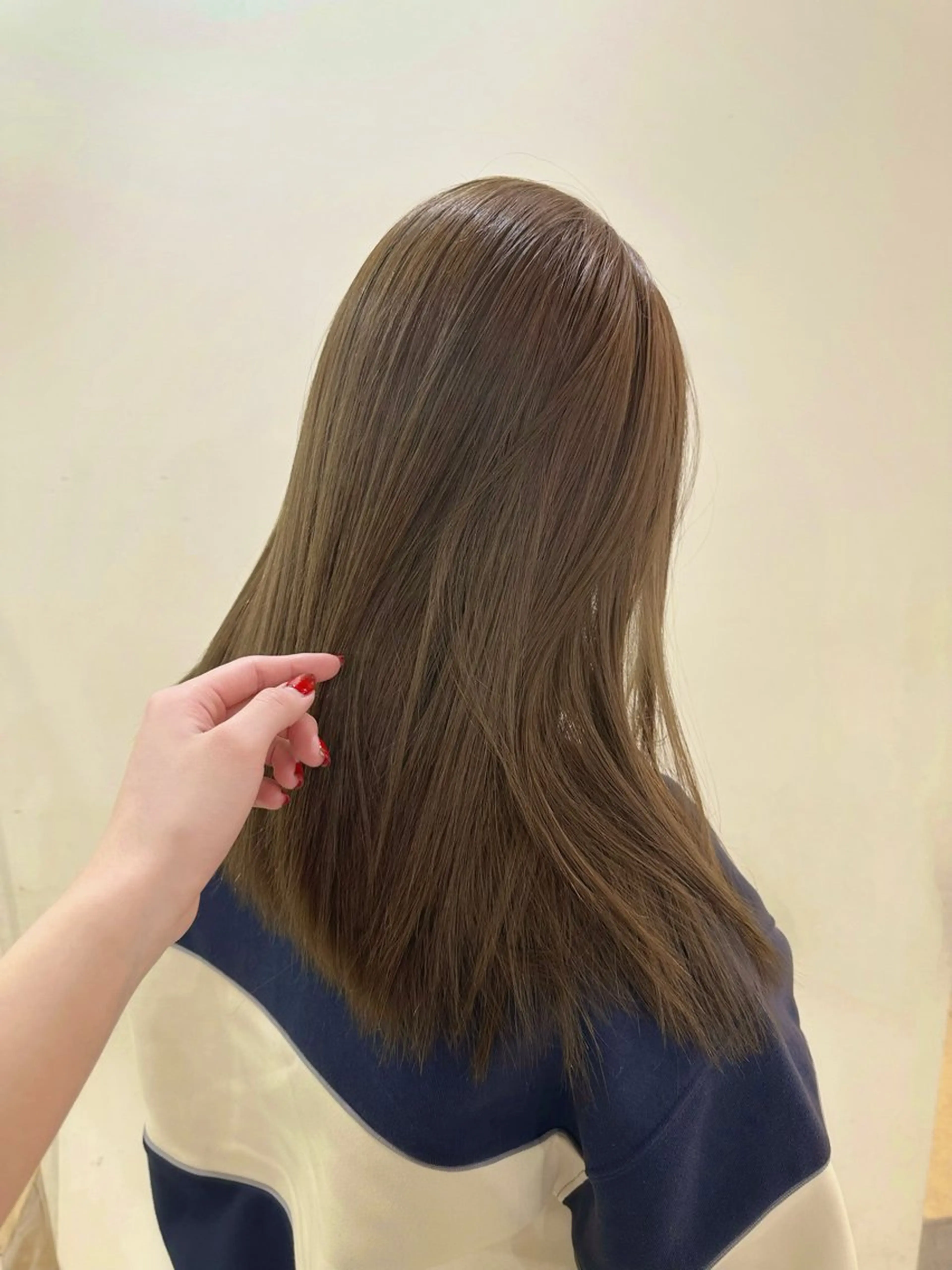 ロング カラー ベージュカラー ブラウンカラー ブラウンベージュ ヘアカラー トリートメント ❤️アヤカ Wカラー ボブ レイヤー❤️のヘアスタイル