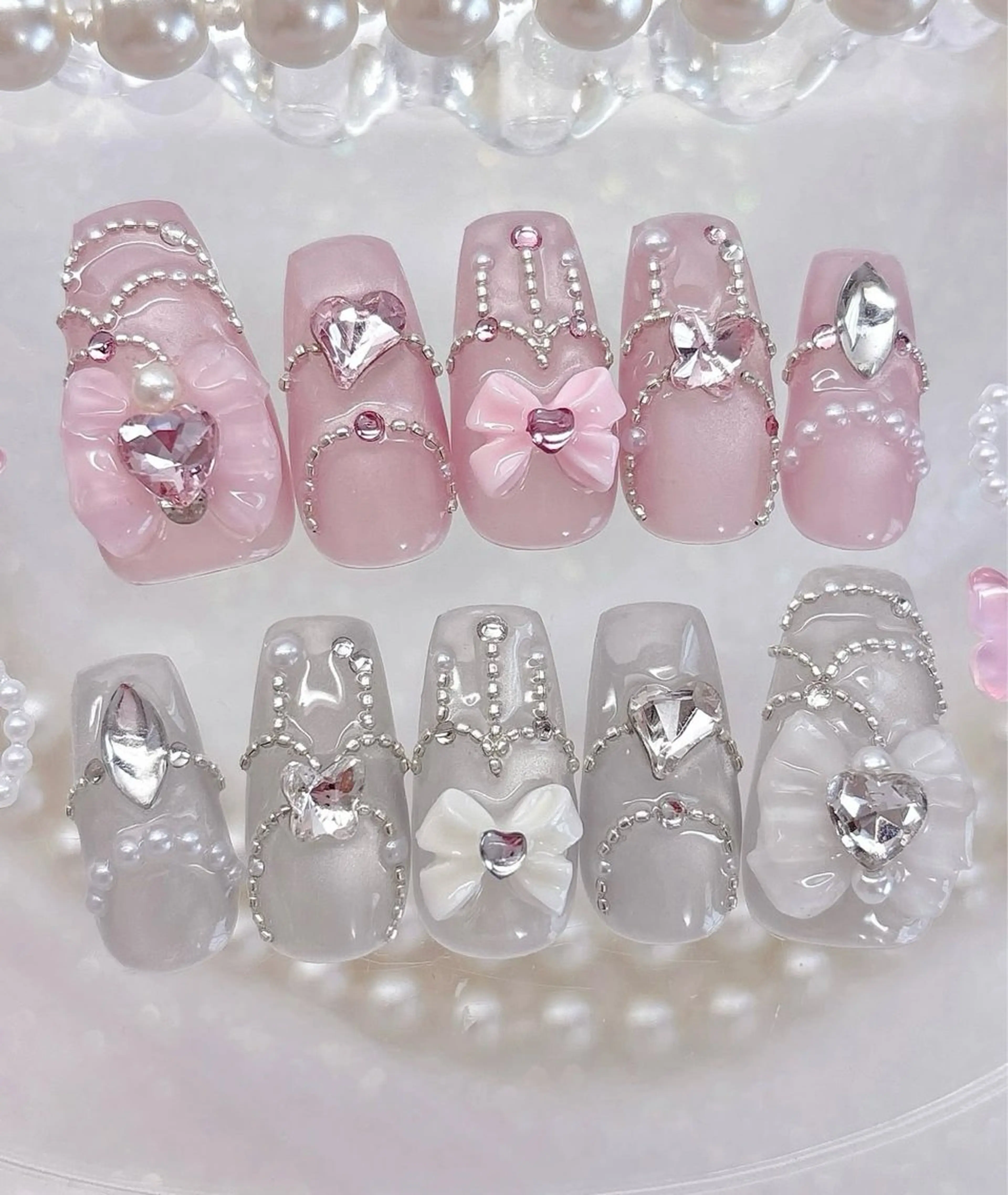 ネイル 韓国ネイル 持ち込み ニュアンスネイル ネイルチップ ハンドネイル TABI ANA.CHUOのネイルデザイン