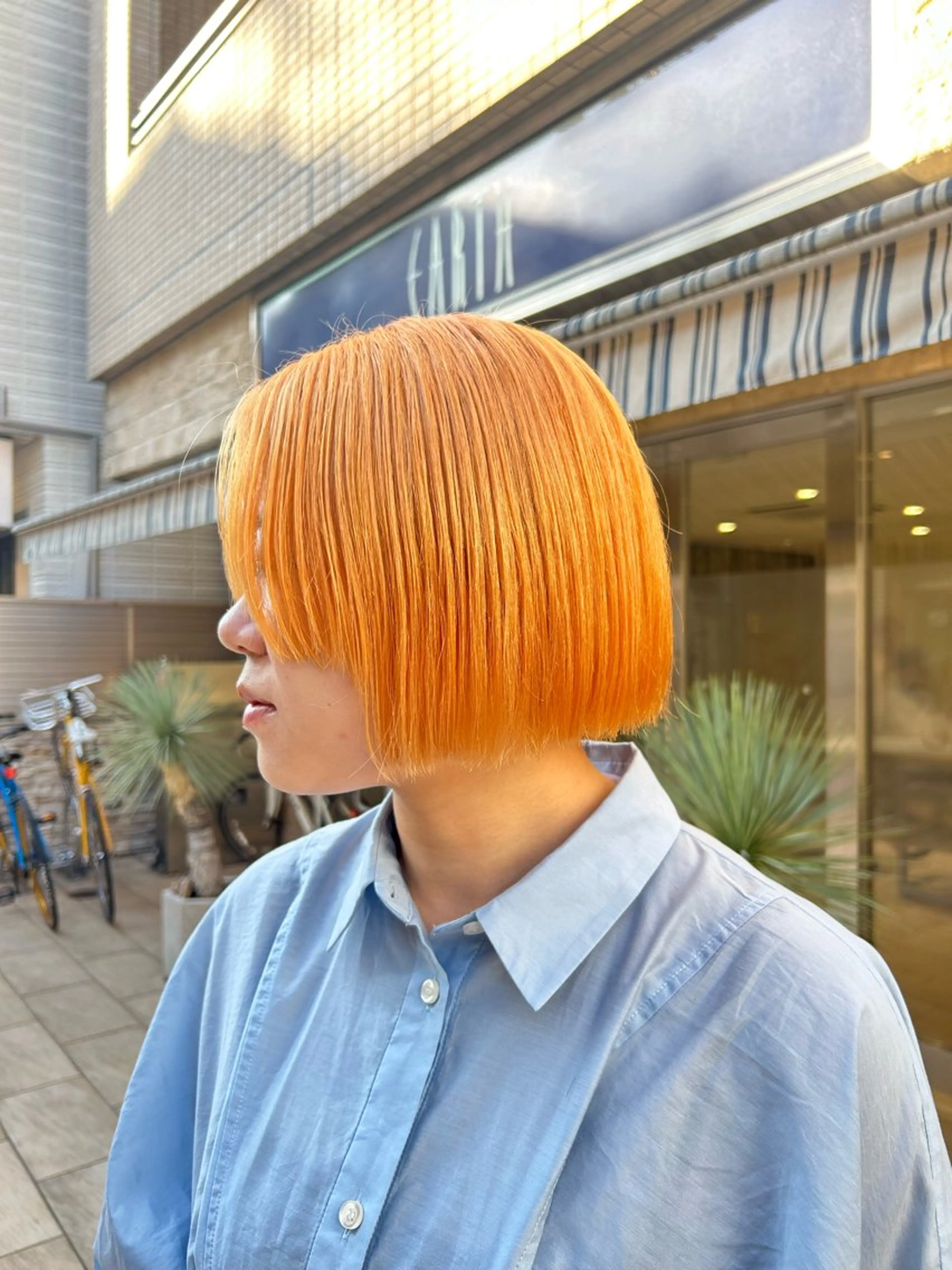 ショート カラー カット ヘアカラー トリートメント 🦖ミニボブ/ボブ /MOEKA🦕のヘアスタイル