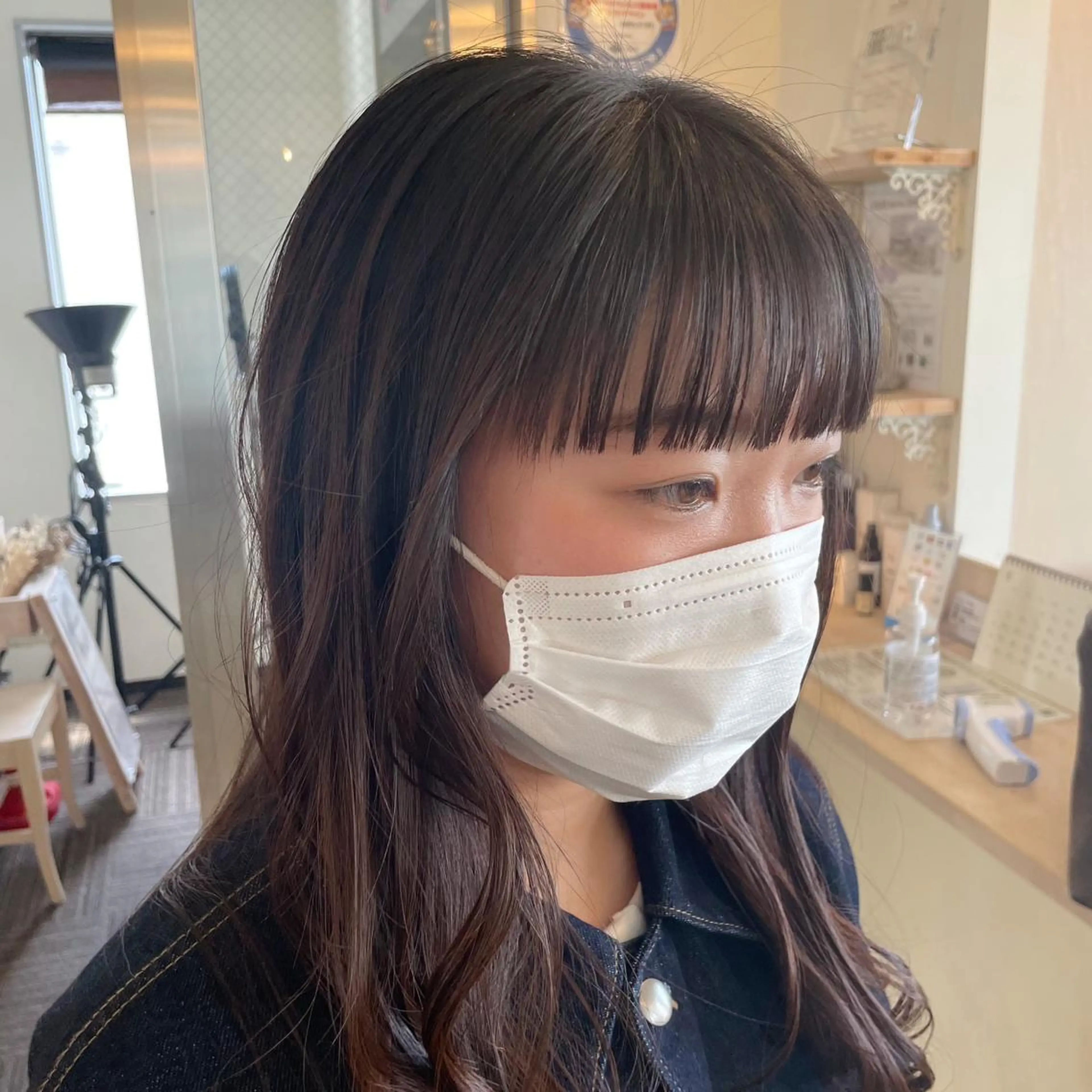 ロング カット ヘアカラー ボブウルフ／ボブ Satsuki【名駅のヘアスタイル