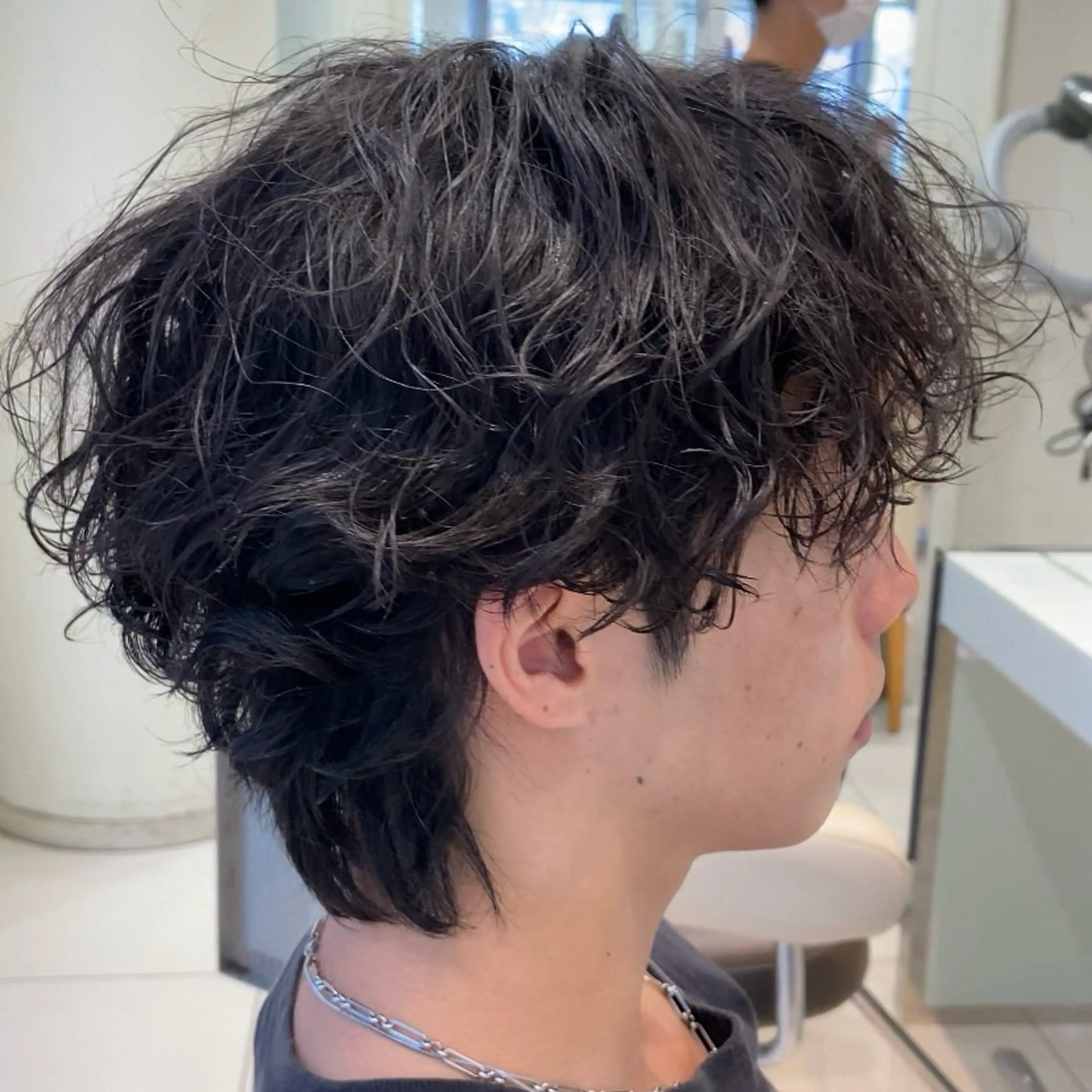 パーマ メンズ メンズパーマ カット パーマ トリートメント メンズ縮毛矯正 ♠️店長下平隼人のヘアスタイル