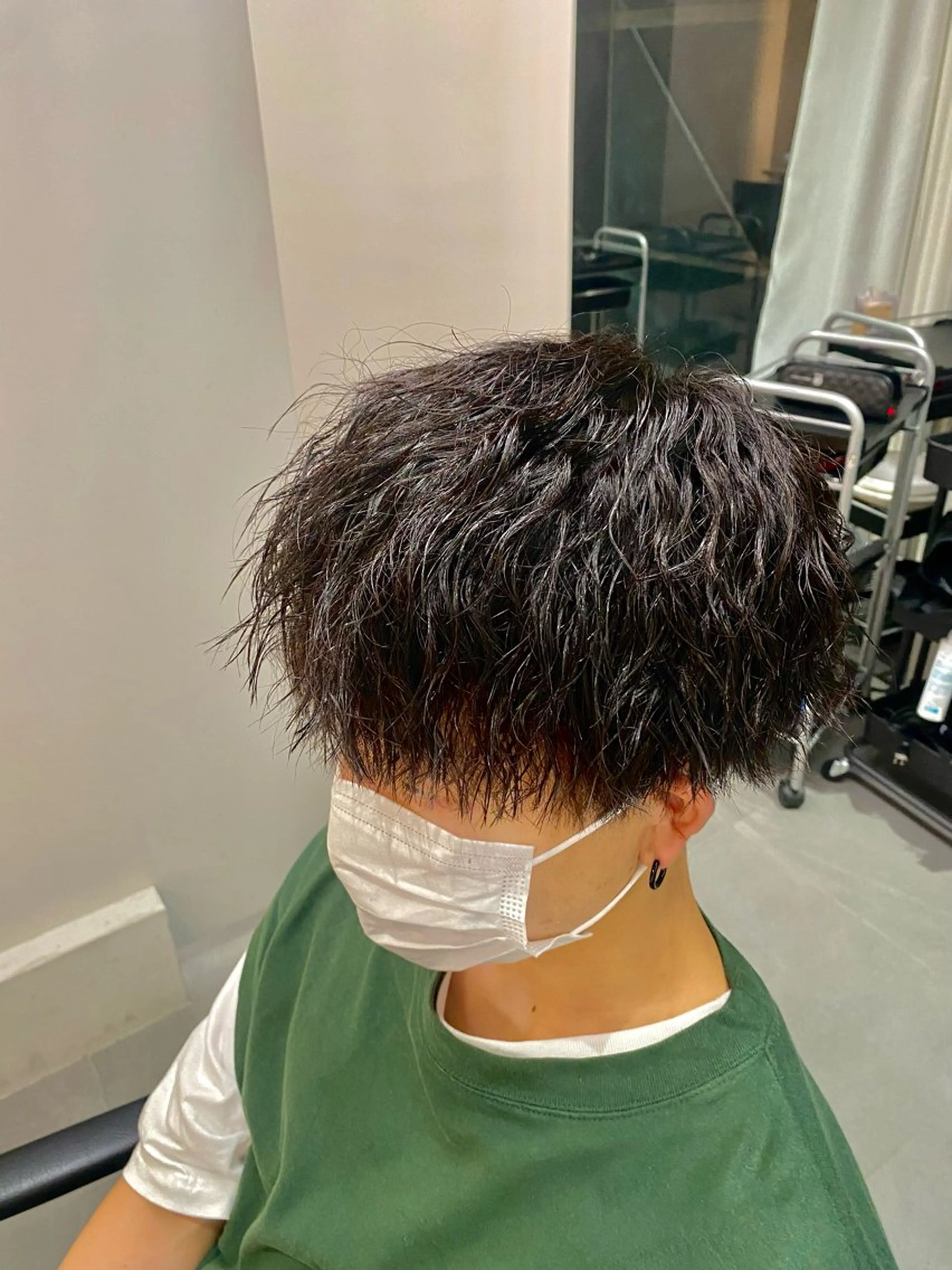 ショート パーマ メンズ メンズパーマ 立川メンズパーマ職人 小泉文人のヘアスタイル