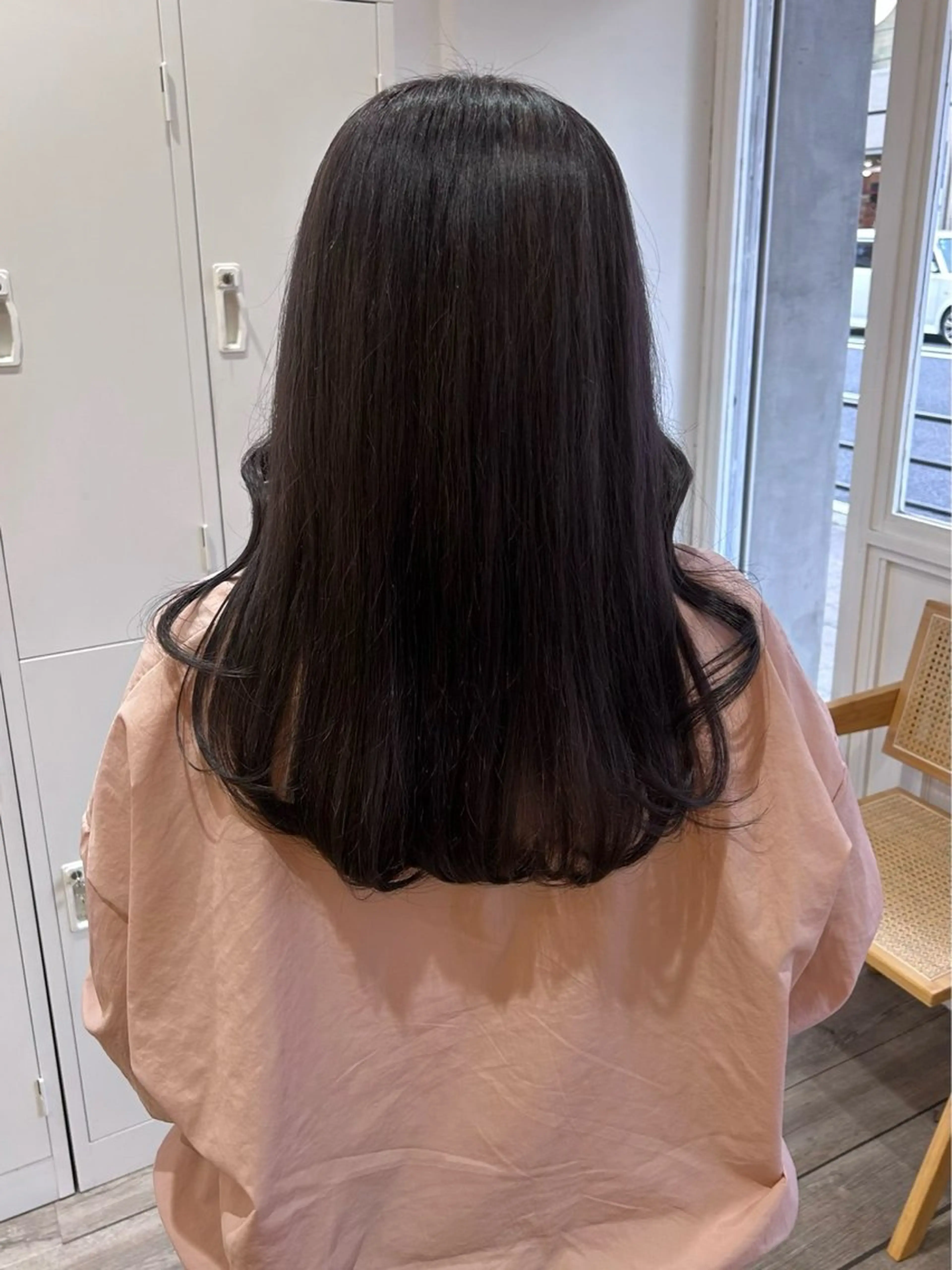 ロング 顔周りカット レイヤーカット カット 🧼ROMEO京橋店 岡﨑桃花🧼のヘアスタイル