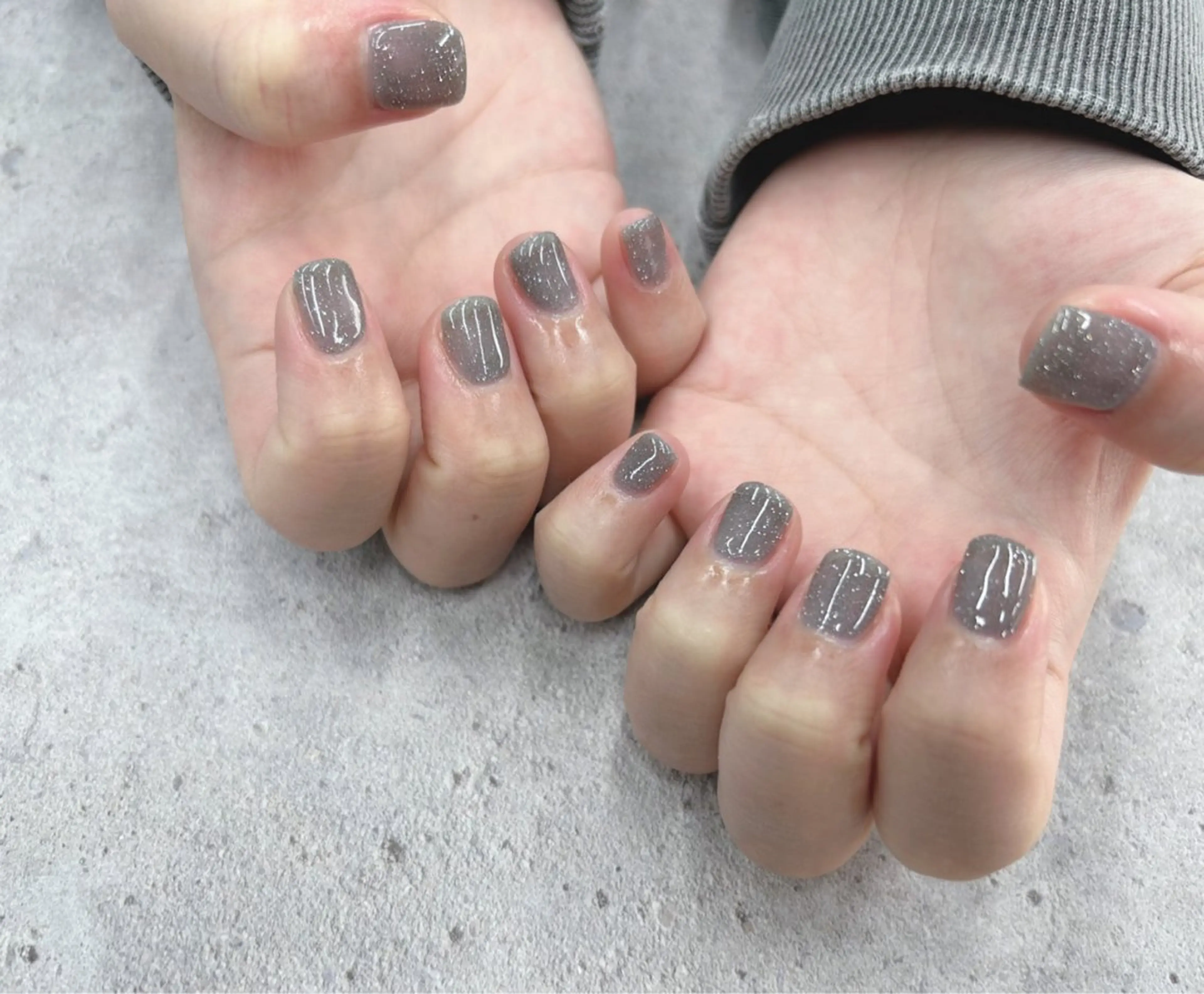 ネイル ラメ(グリッター) ハンドネイル Nail Salon agré所属・agré ネイルサロン　アグレのネイルデザイン