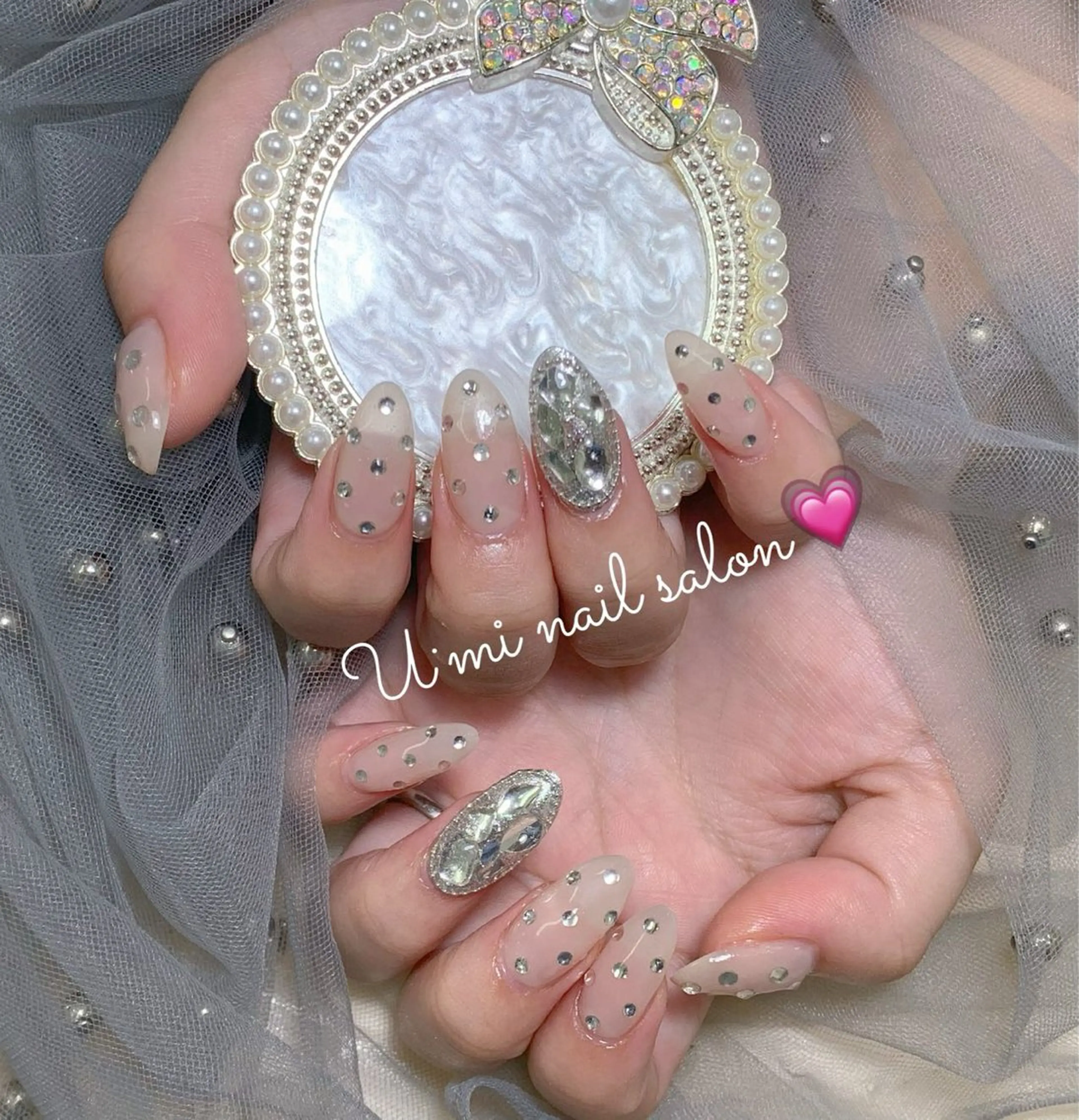 ネイル 持ち込み ハンドネイル Ｕ·Mi nail salon所属・u・mi  上野御徒町パラジェルのネイルデザイン