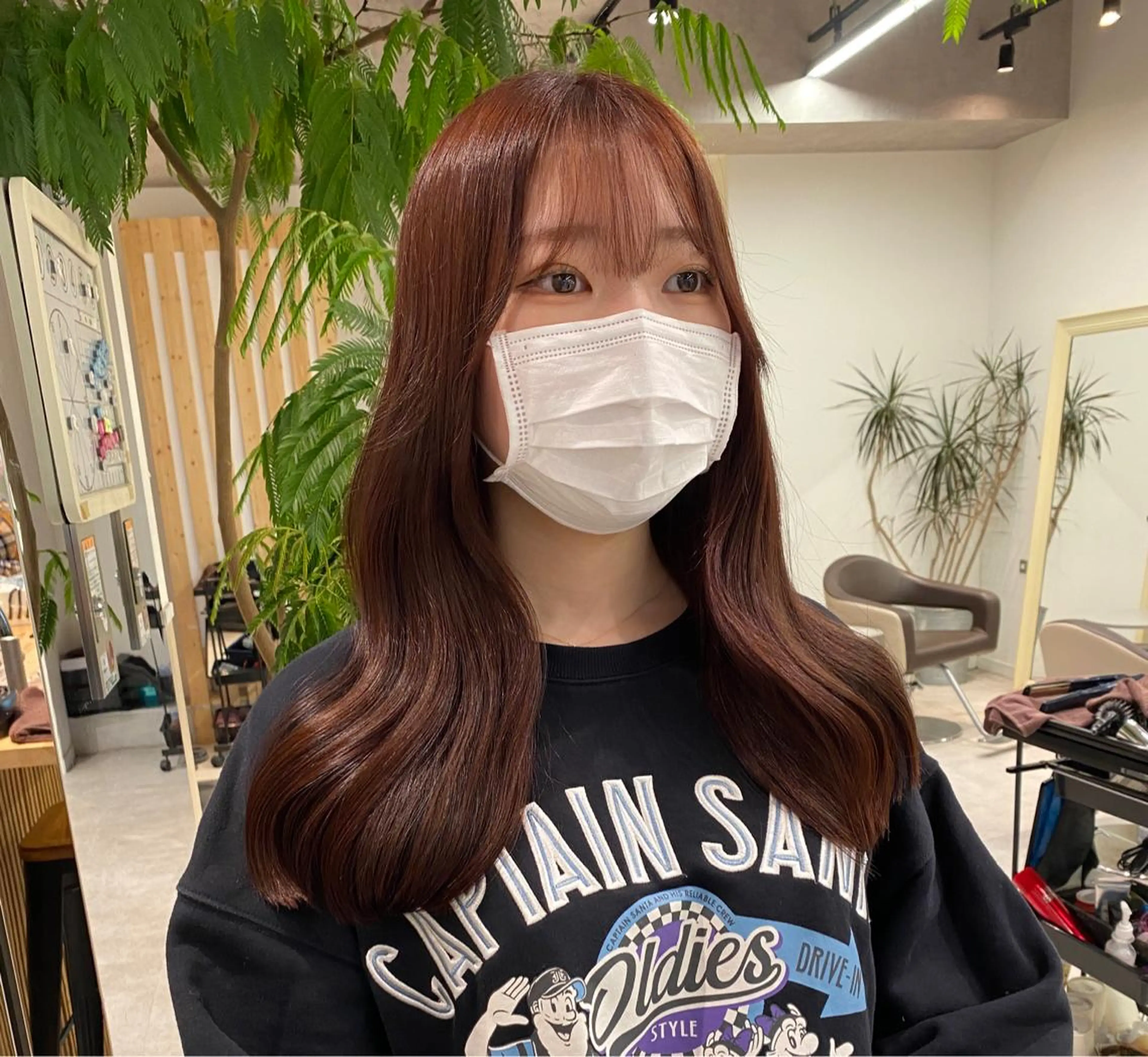 ロング カラー ワンホンヘア THE ESCALA 町田所属・町田縮毛矯正/ 髪質改善/美髪特化のヘアスタイル