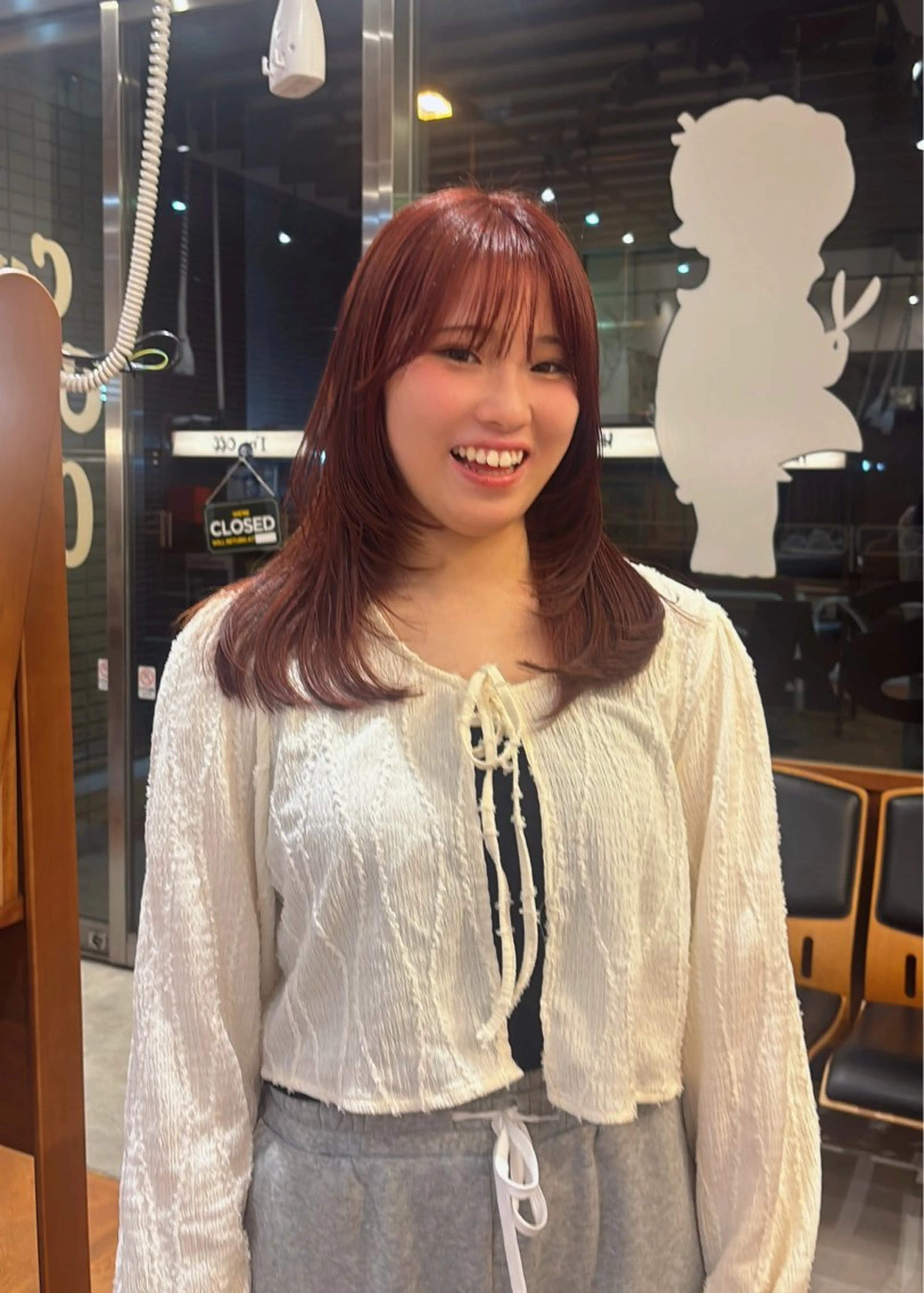 カラー ブリーチ ダブルカラー ブリーチなしカラー SASAnagano 堀内未梨のヘアスタイル