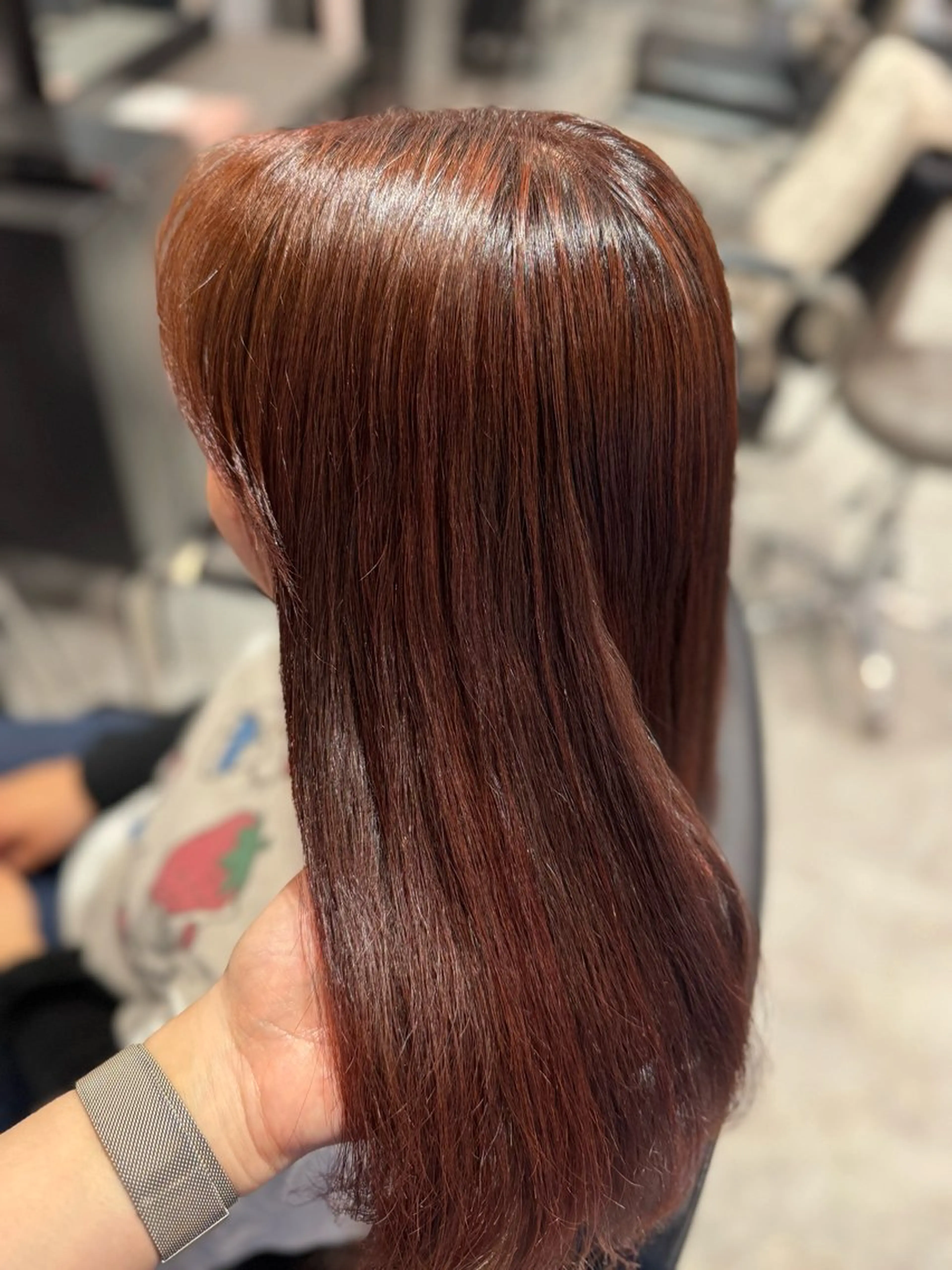 セミロング カラー ヘアカラー トリートメント ink Runaのヘアスタイル