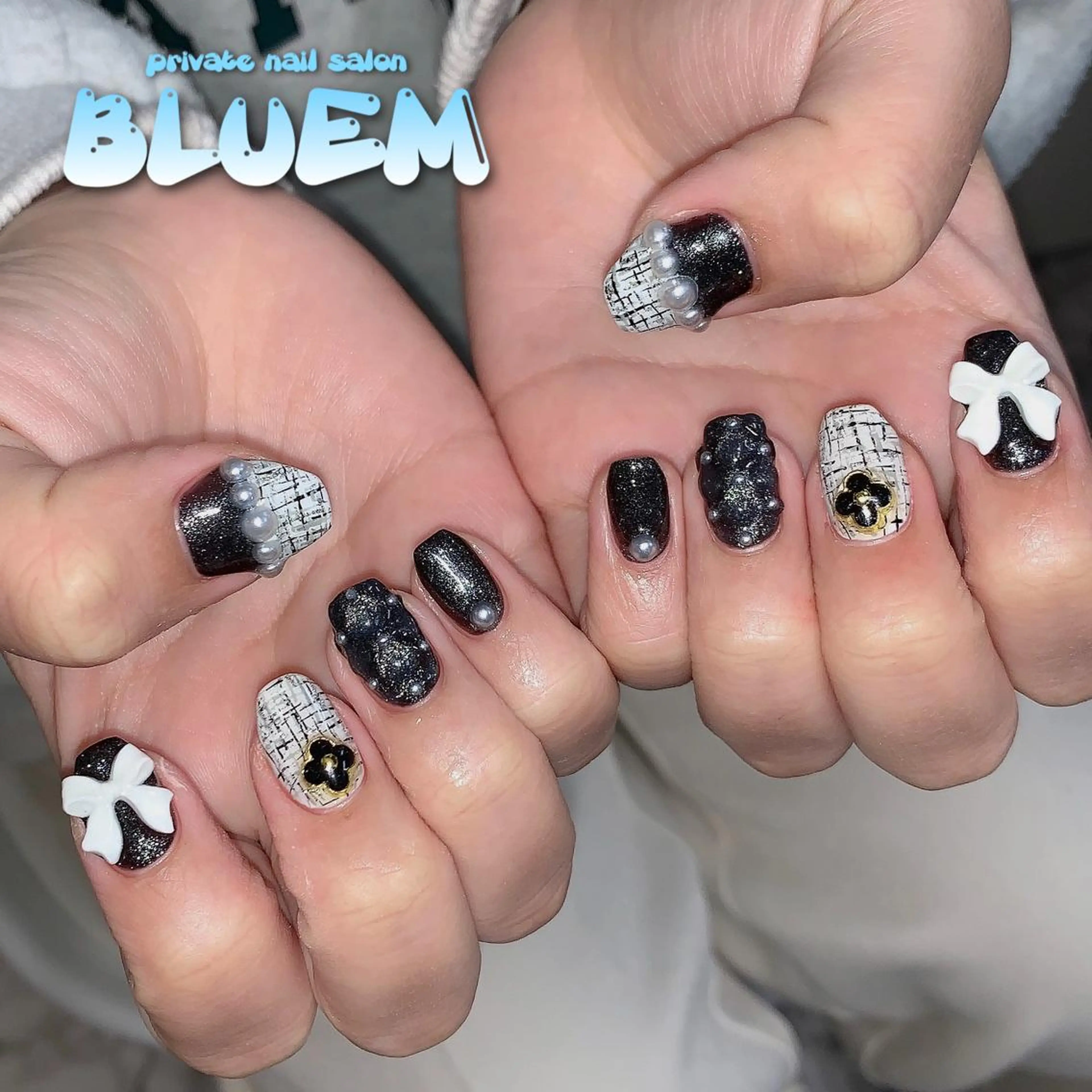 ネイル ハンドネイル BLUEM なな🐶のネイルデザイン