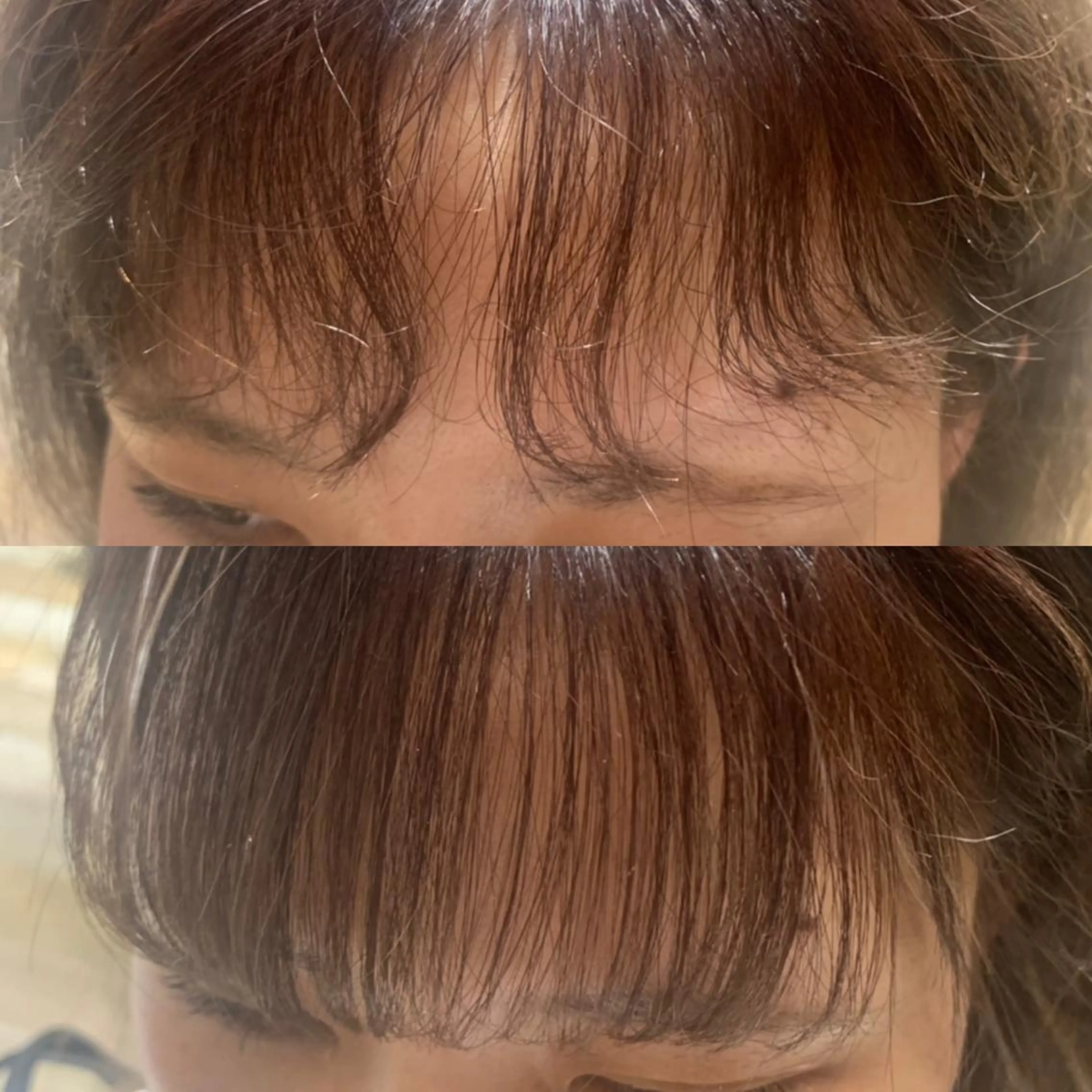 セミロング カット 縮毛矯正 ボブ/美髪矯正 /佐藤　奈巳のヘアスタイル