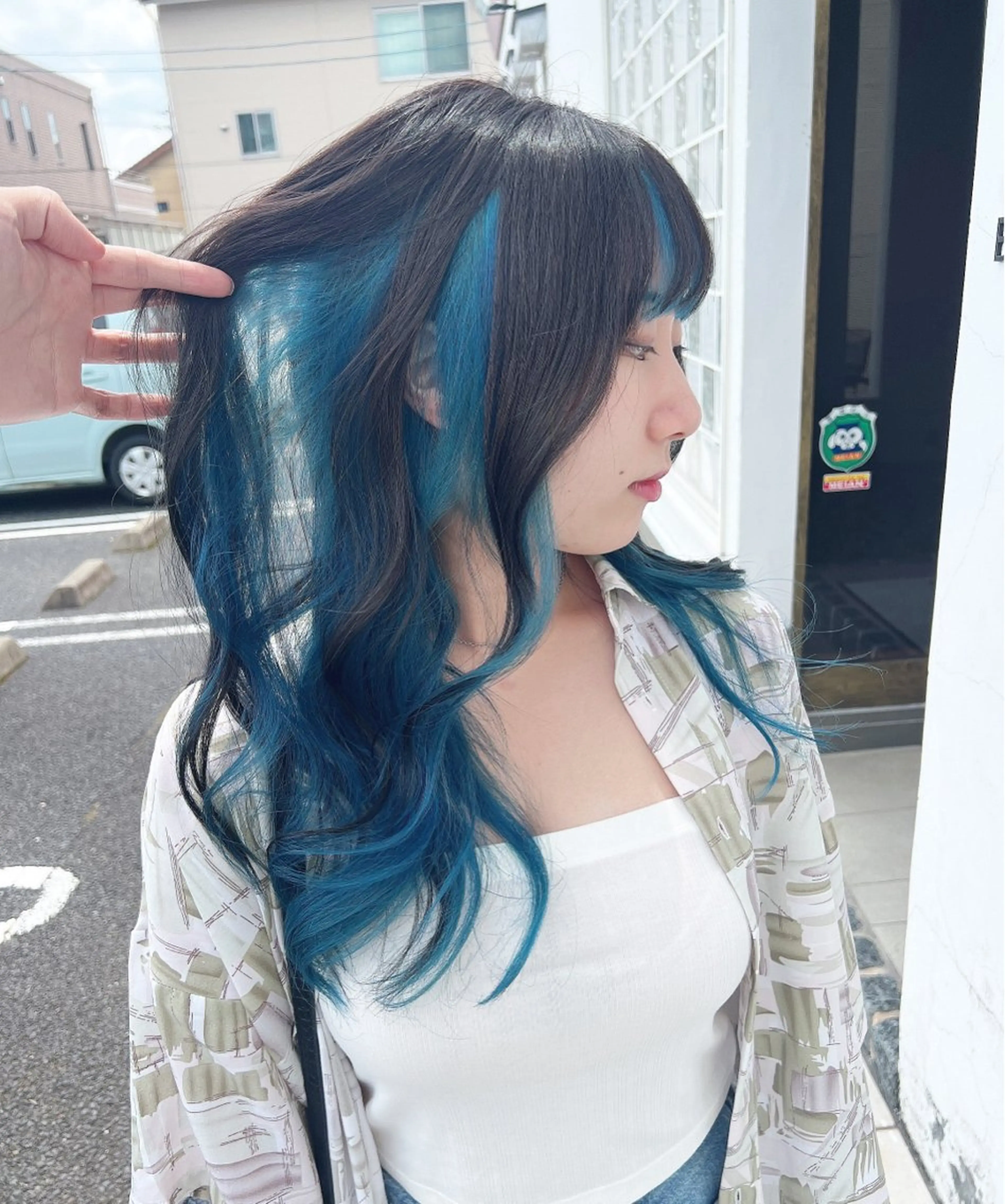 ロング ヘアカラー トリートメント 具志 正太のヘアスタイル