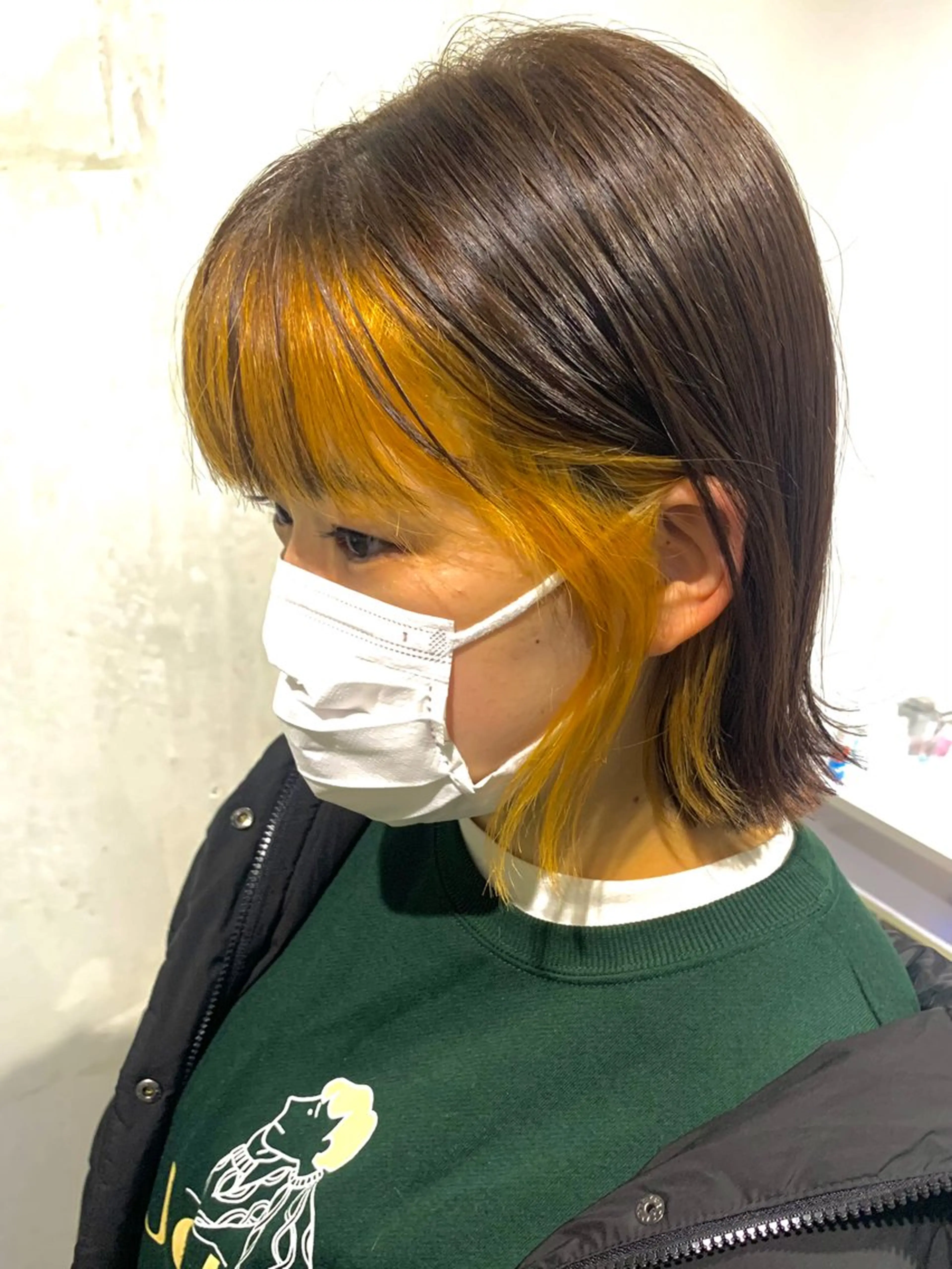 ミディアム カラー エクステ 立川/シールエクステ /みづきのヘアスタイル