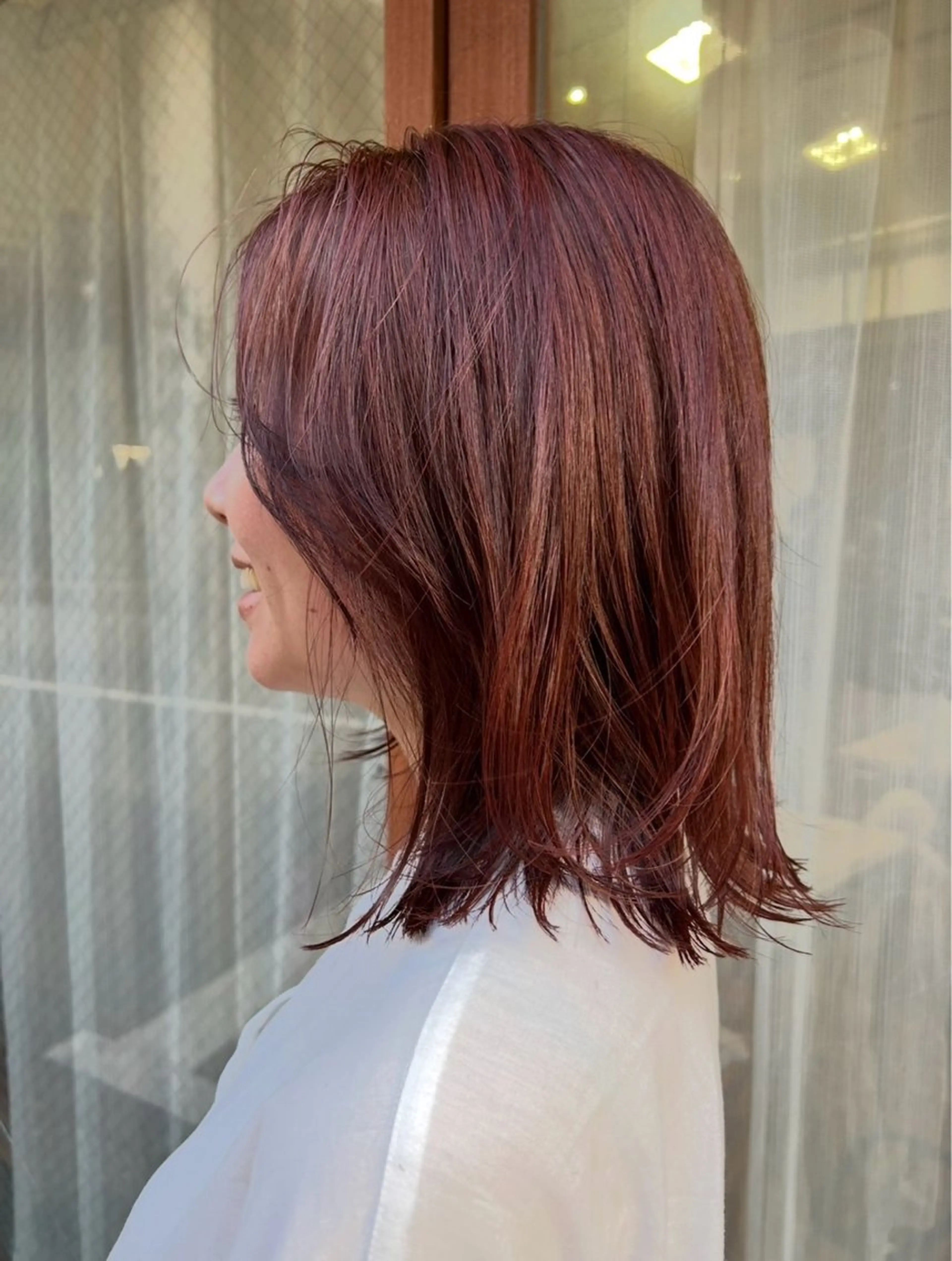 ミディアム カラー HUG横浜所属・横浜／🐈‍⬛ haru🐈‍⬛🎀のヘアスタイル