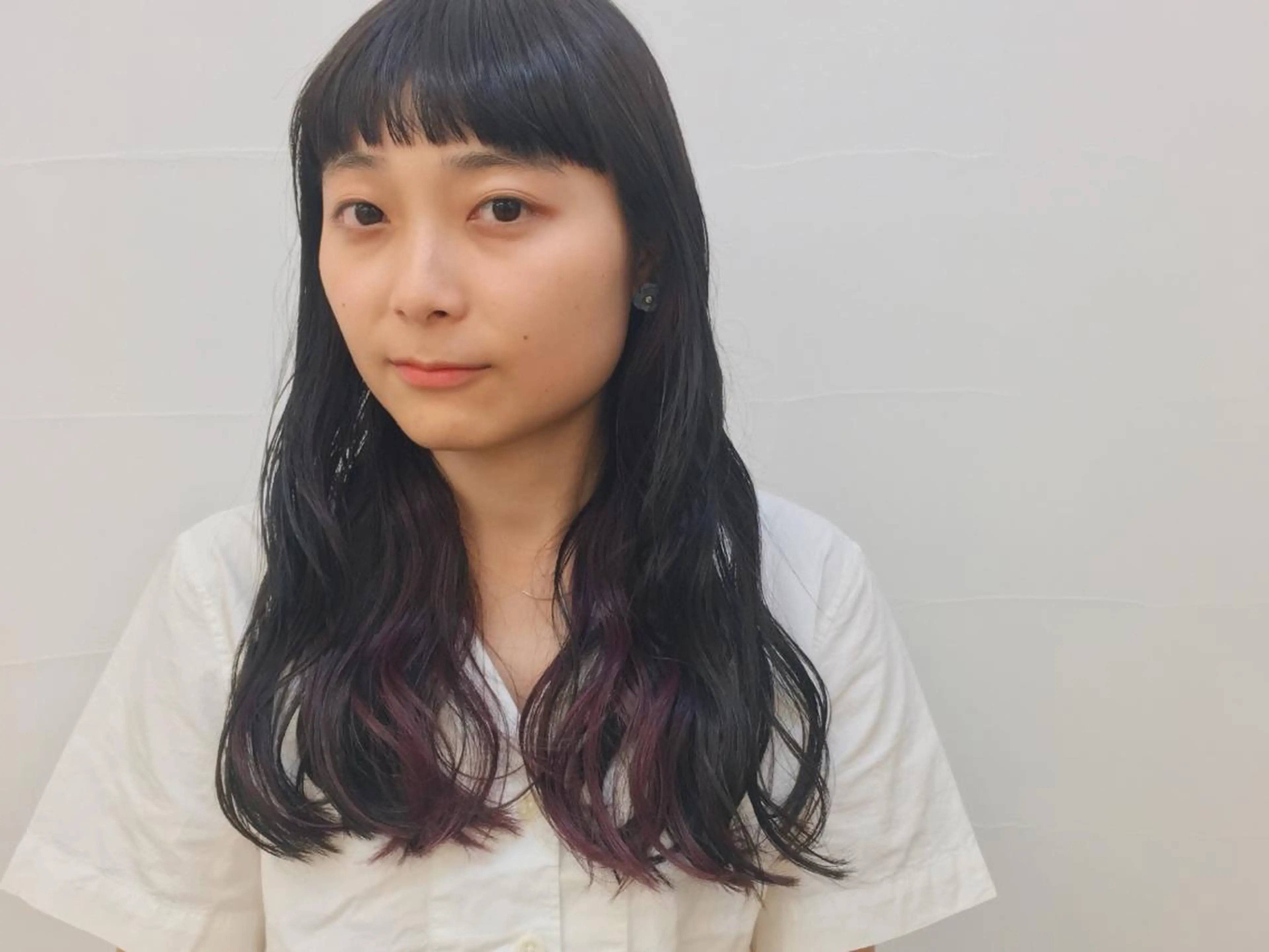 ロング カラー 高森 真凜のヘアスタイル