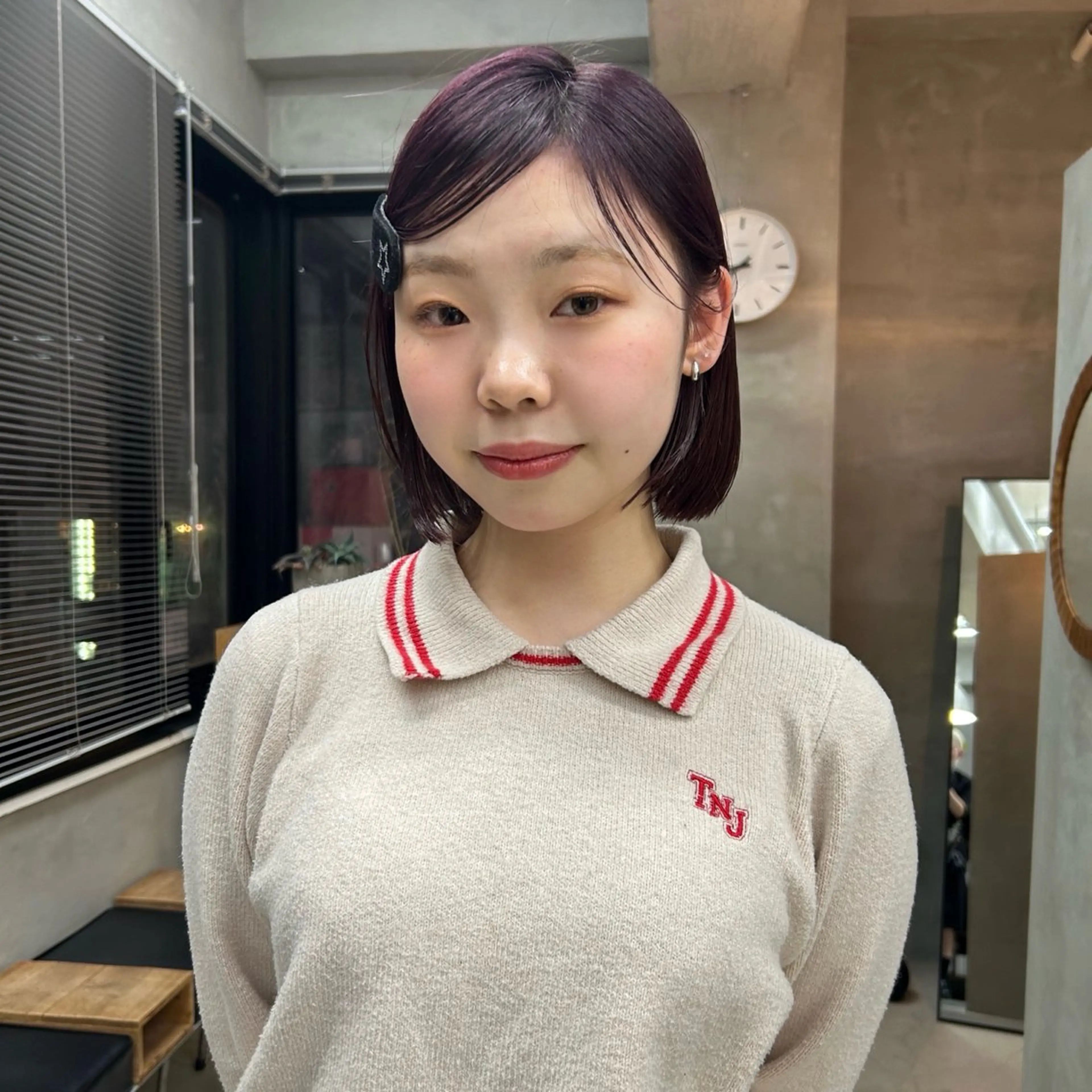 ショート カラー カット　パーマ ／シオンのヘアスタイル