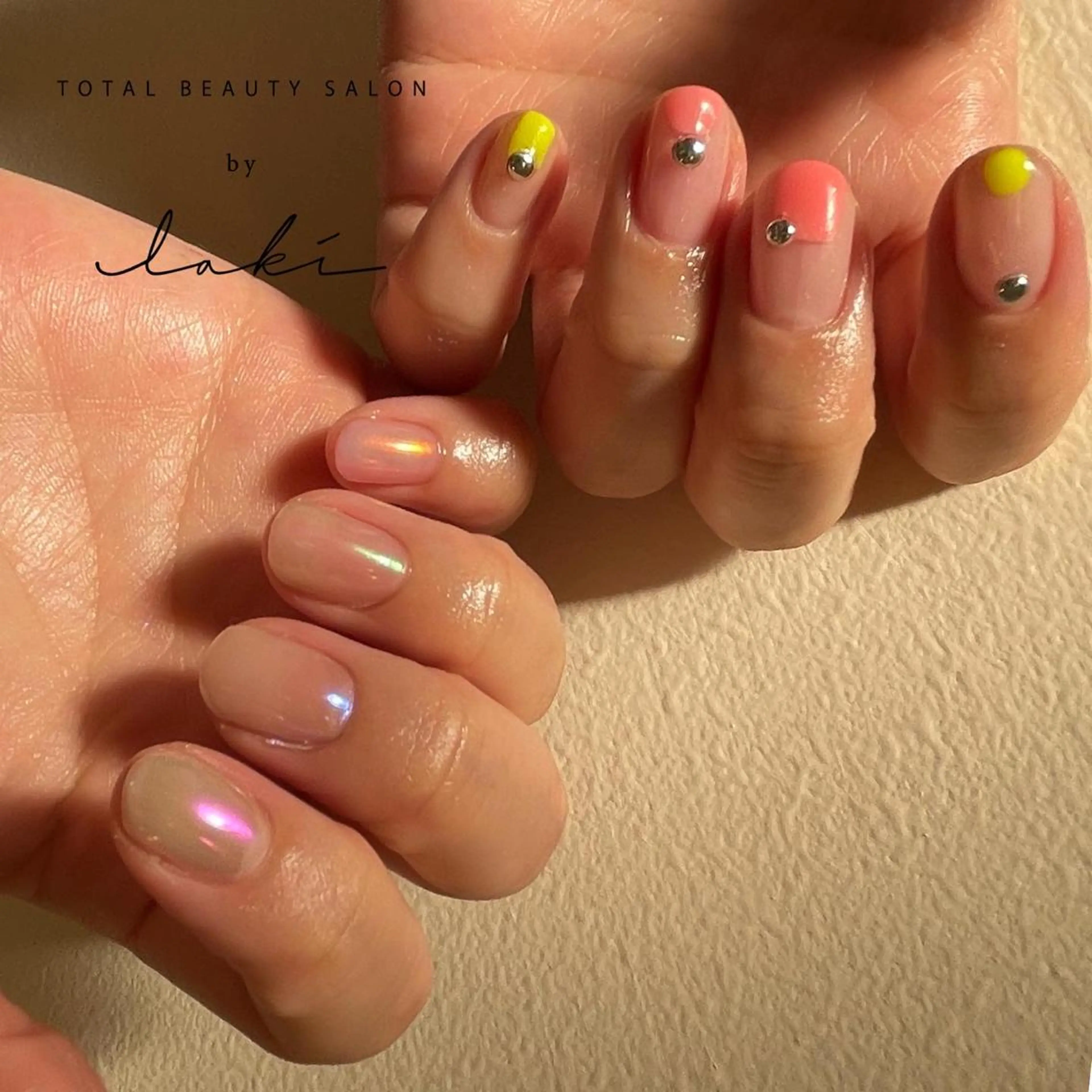 ネイル オーロラネイル my&所属・my&_ maimiのネイルデザイン