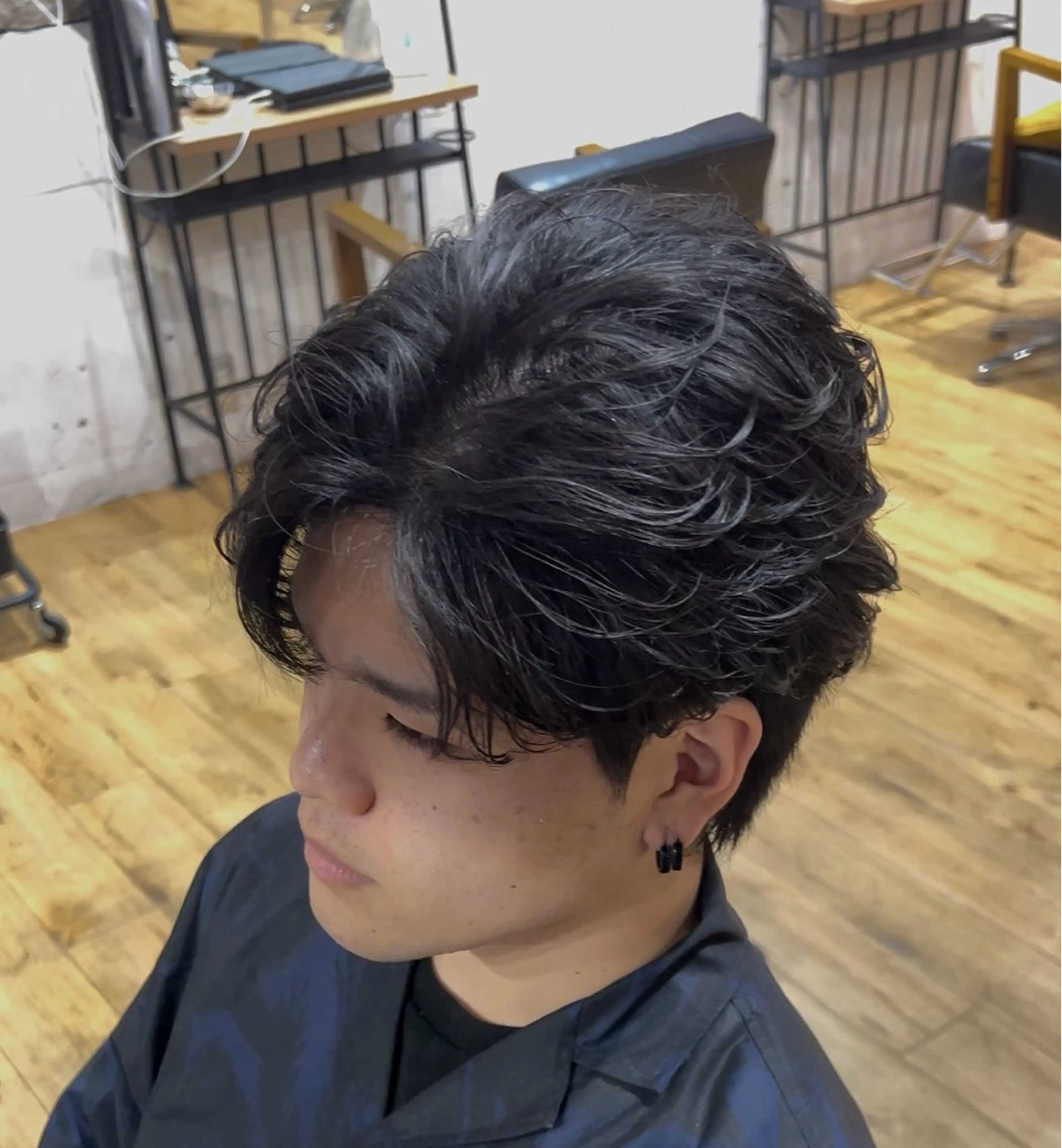 パーマ メンズ フェザーパーマ メンズパーマ Direct所属・Direct aoiのヘアスタイル