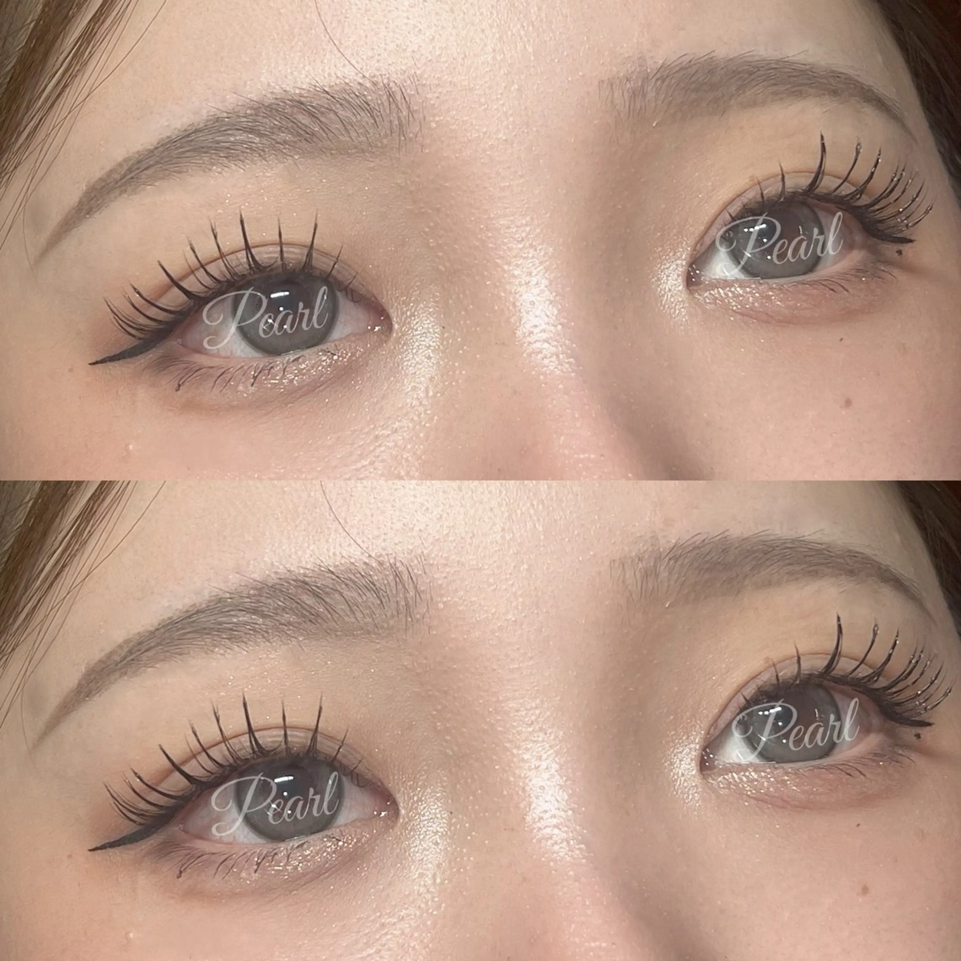 マツエク・マツパ Lカール Pearl 四条大宮 〜AOI〜のマツエク・マツパデザイン