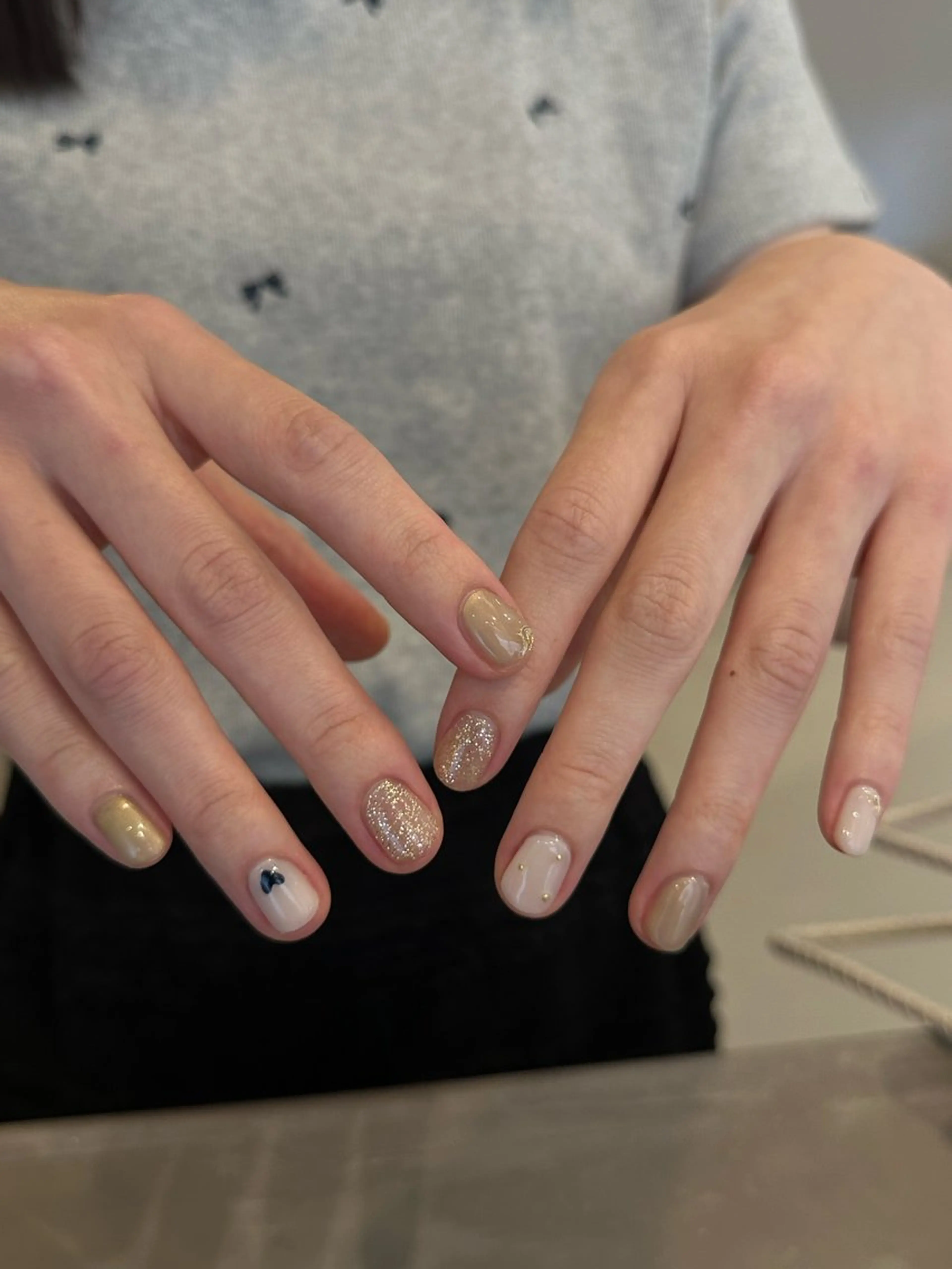 ネイル ニュアンスネイル ハンドネイル NINE_ SAKIのネイルデザイン